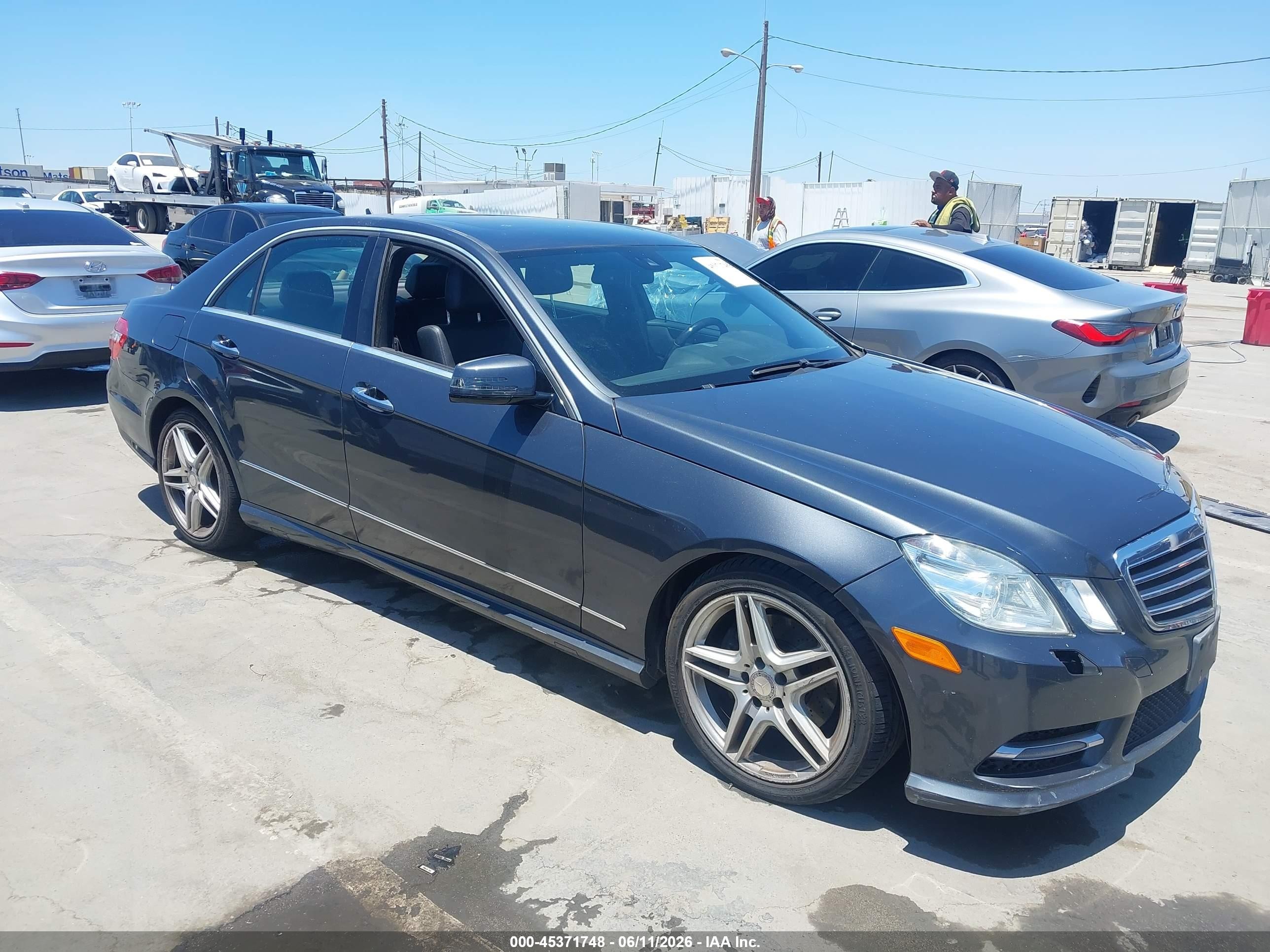 2013 Mercedes-benz E 350 Gray vin: WDDHF5KB0DA743695
