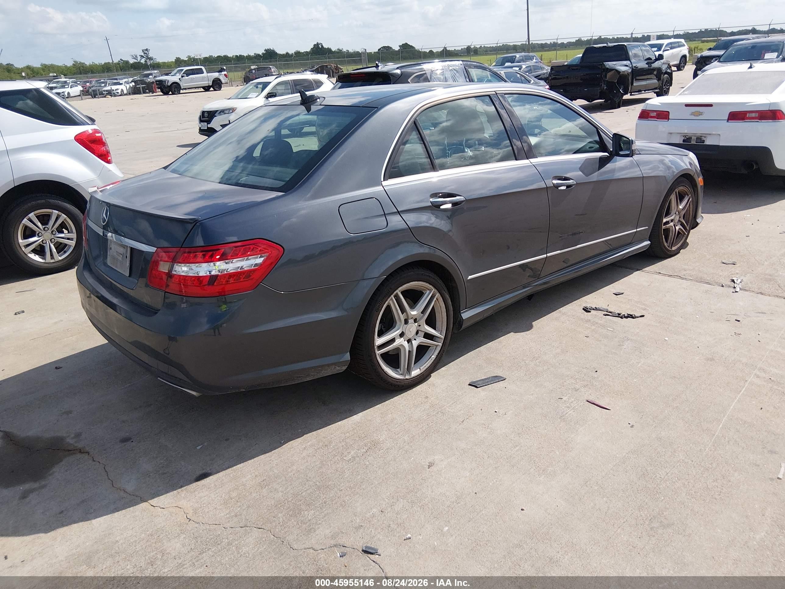 2013 Mercedes-benz E 350   Gray vin: WDDHF5KB0DA746404
