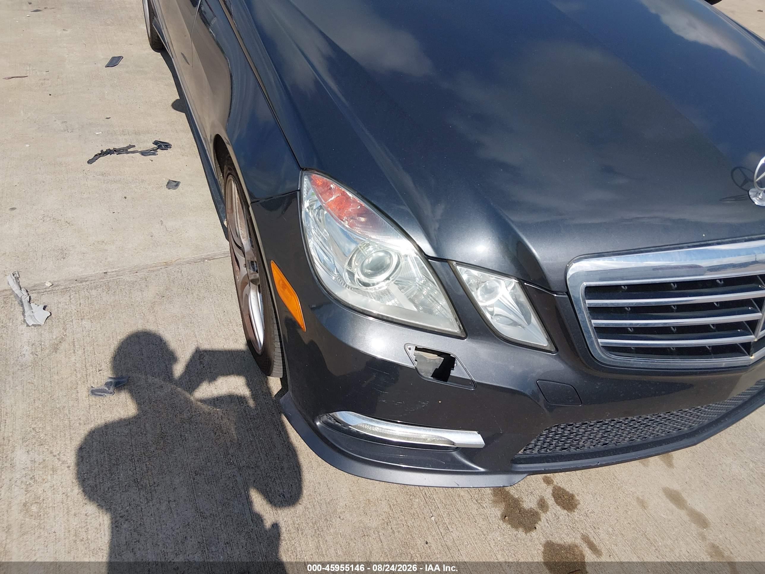 2013 Mercedes-benz E 350   Gray vin: WDDHF5KB0DA746404