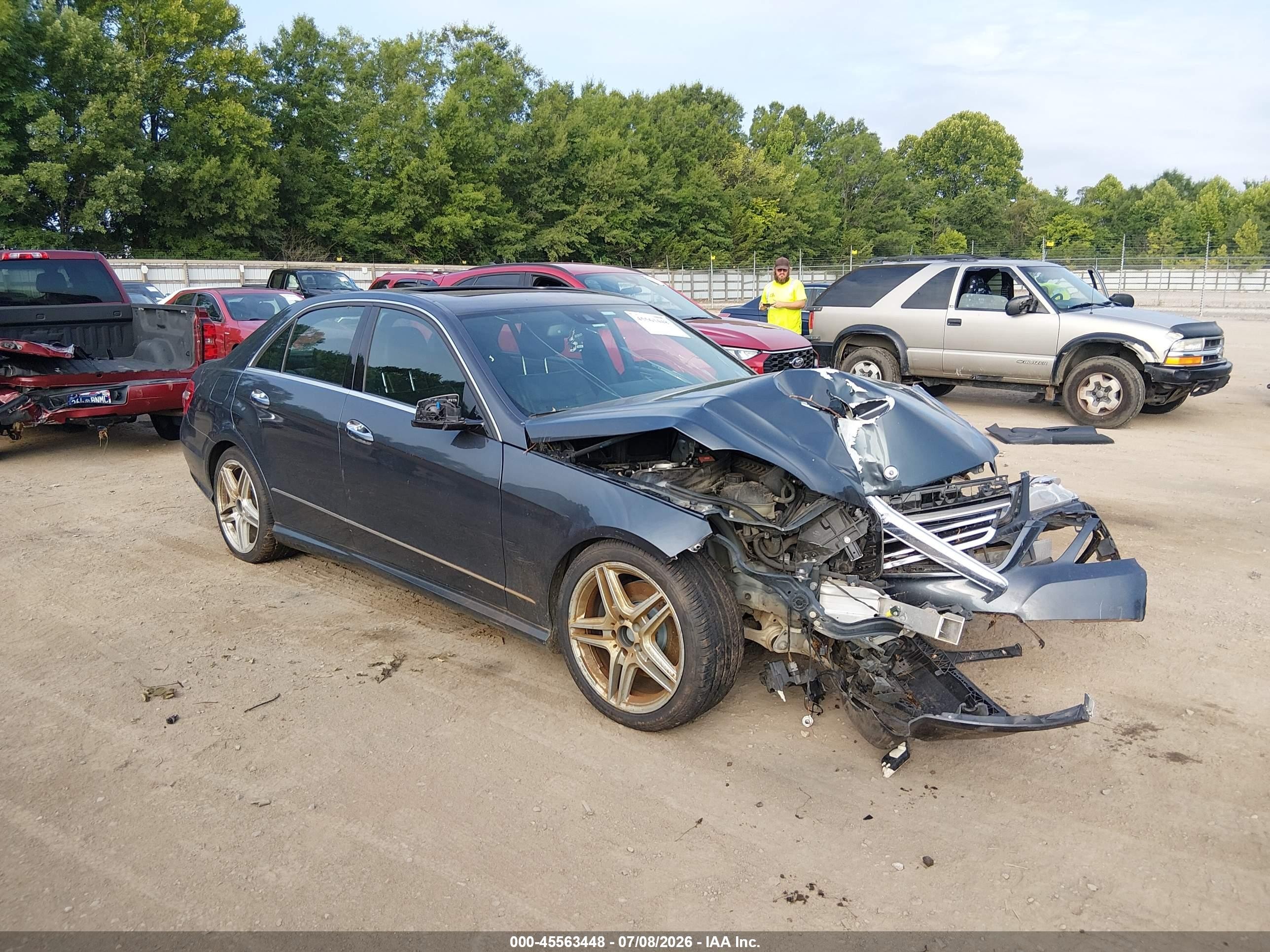 2013 Mercedes-benz E 350   Gray vin: WDDHF5KB0DA747133