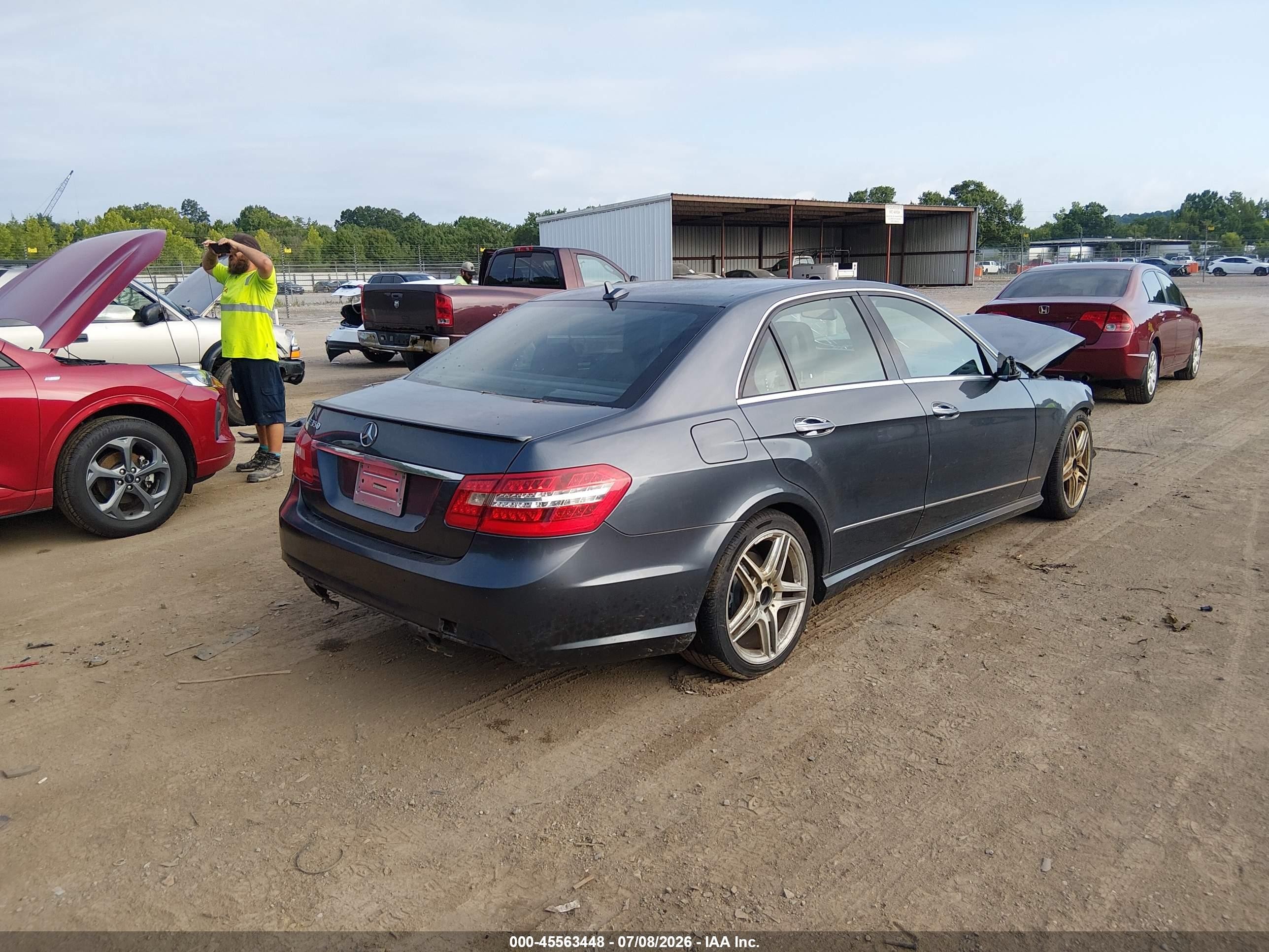 2013 Mercedes-benz E 350   Gray vin: WDDHF5KB0DA747133