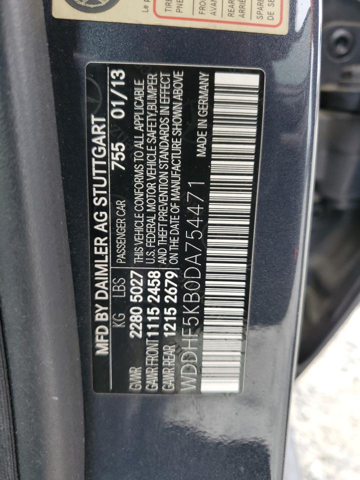 2013 Mercedes-benz E 350   Charcoal vin: WDDHF5KB0DA754471