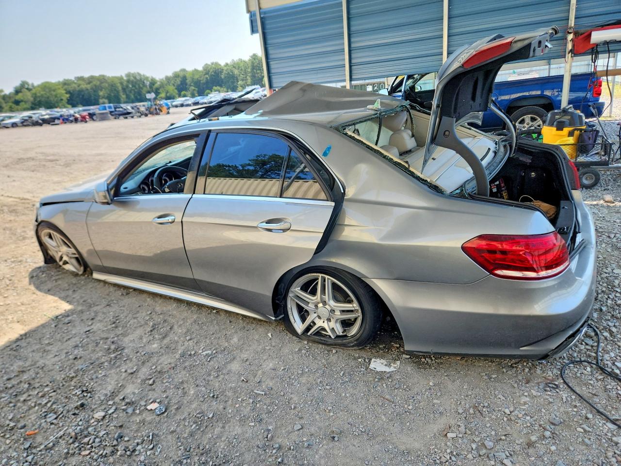 2014 Mercedes-benz E 350 Silver vin: WDDHF5KB0EA796639