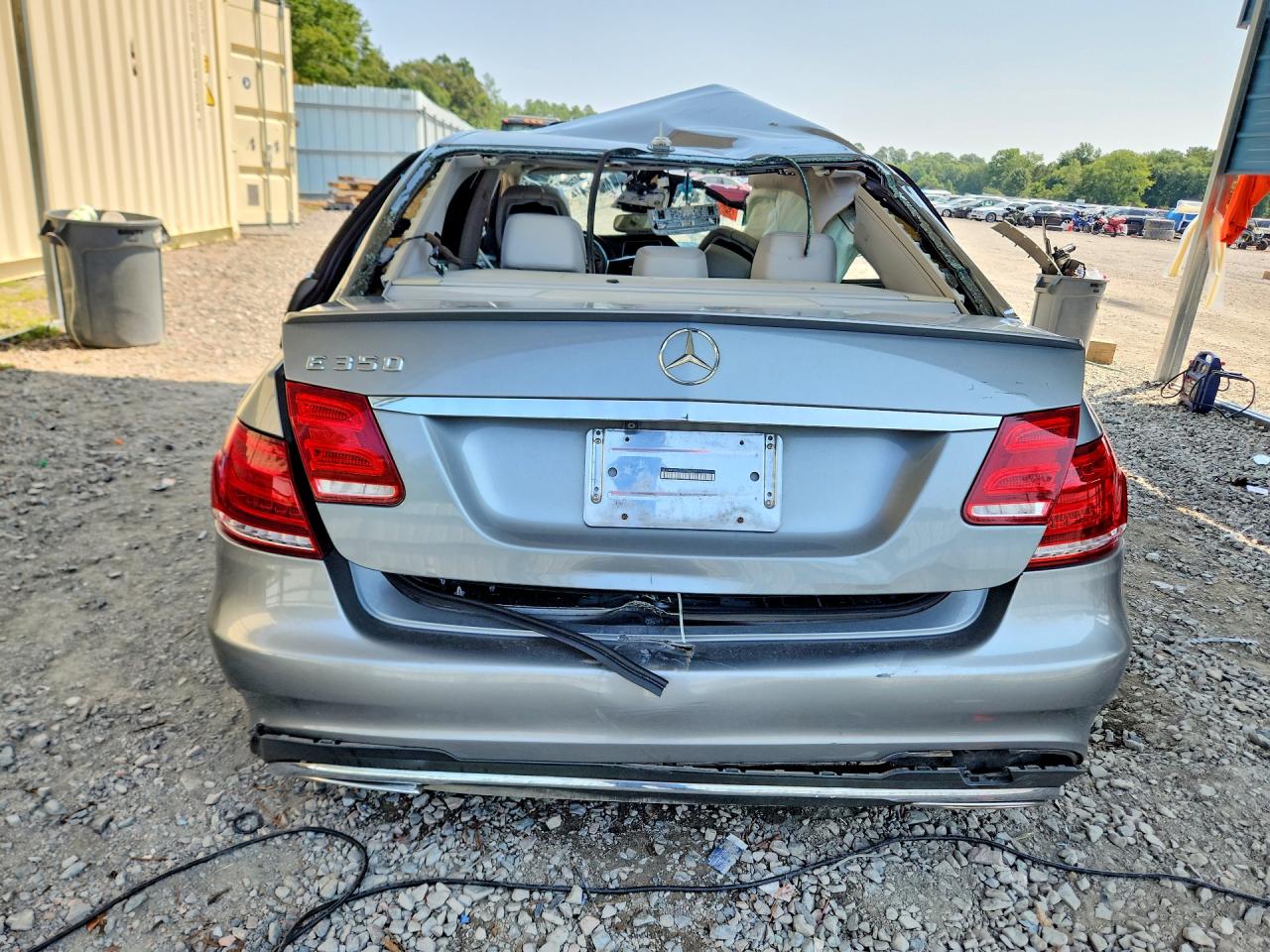 2014 Mercedes-benz E 350 Silver vin: WDDHF5KB0EA796639