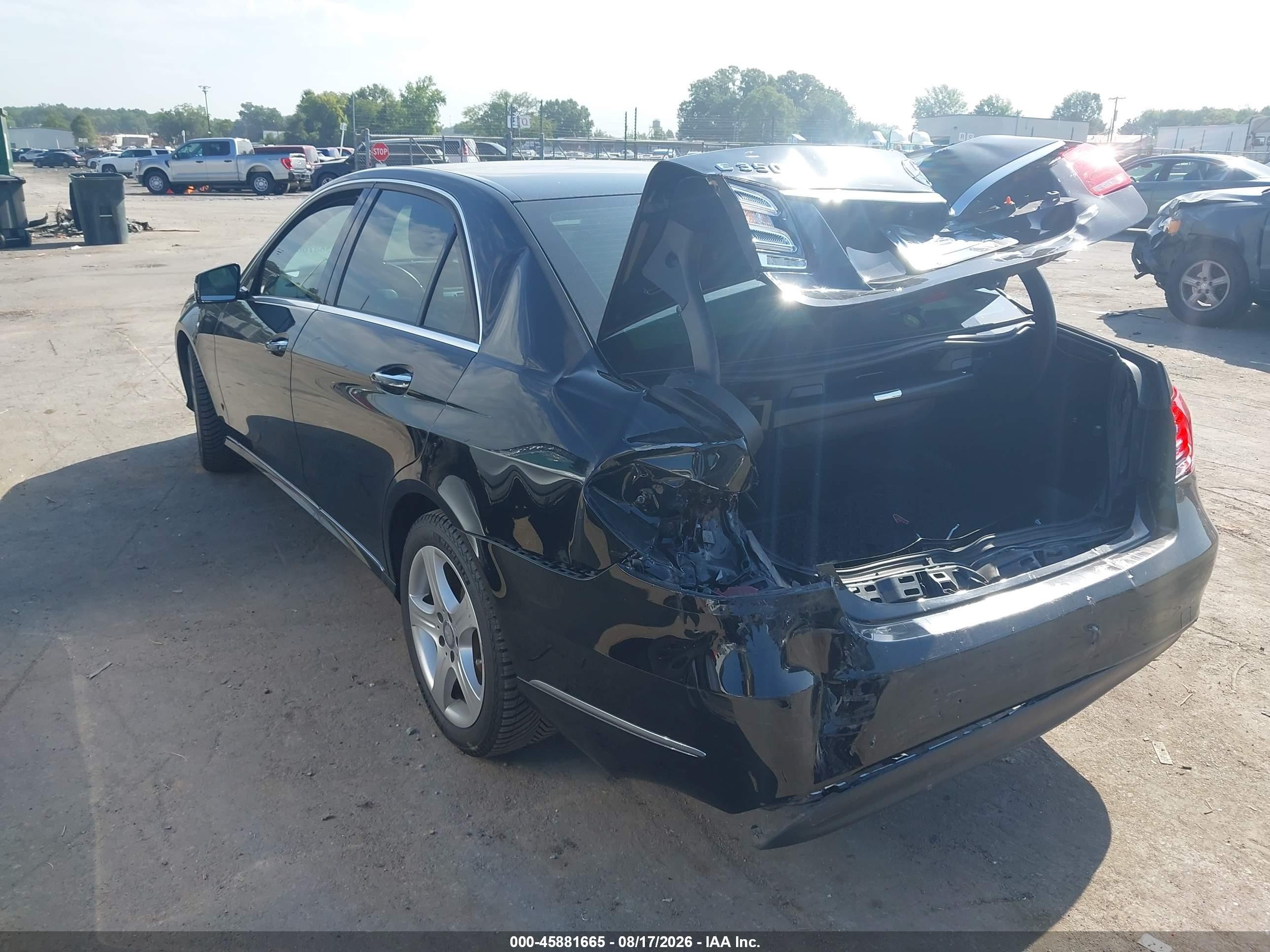2014 Mercedes-benz E 350   Черный vin: WDDHF5KB0EA908176