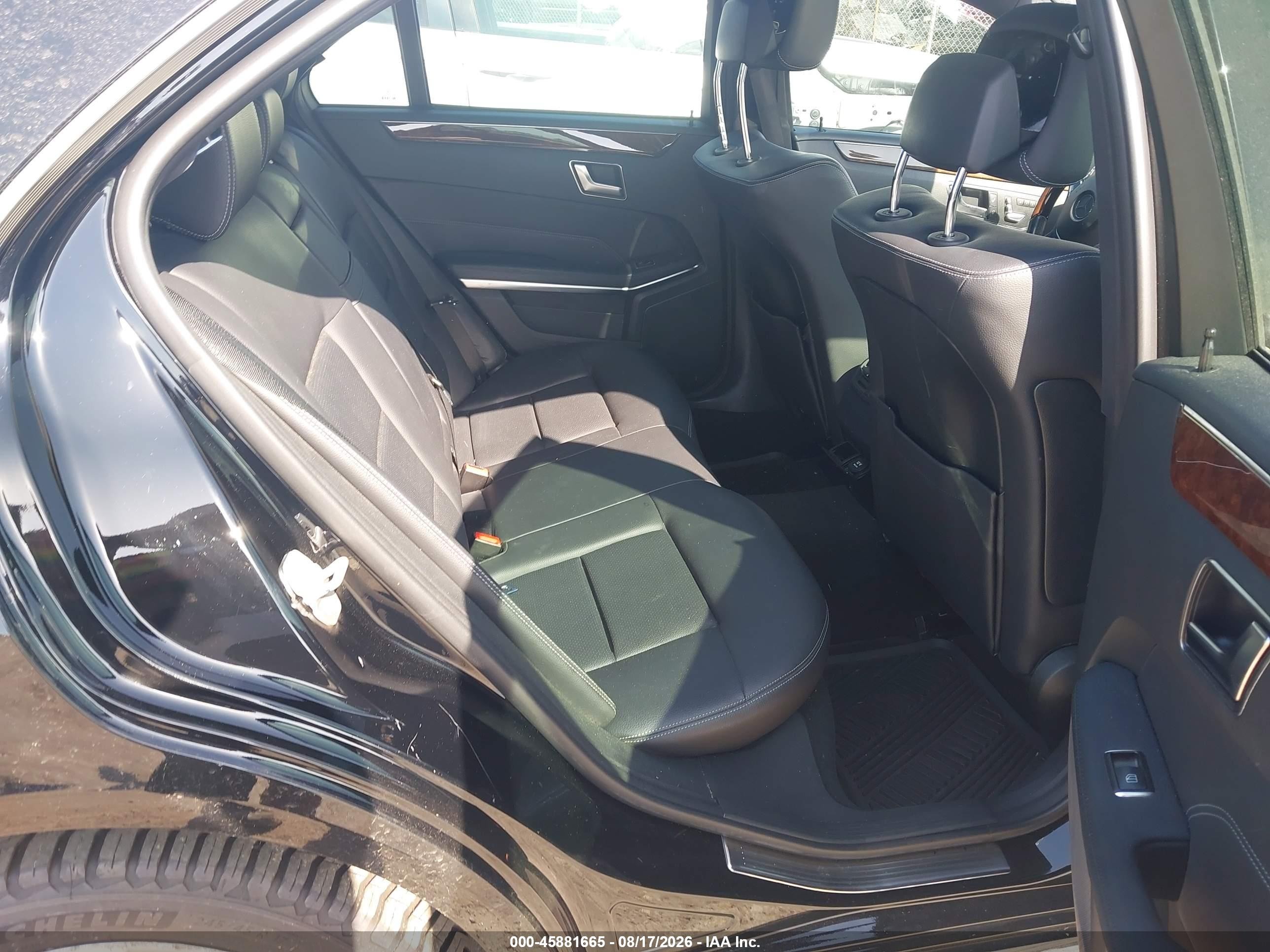2014 Mercedes-benz E 350   Черный vin: WDDHF5KB0EA908176