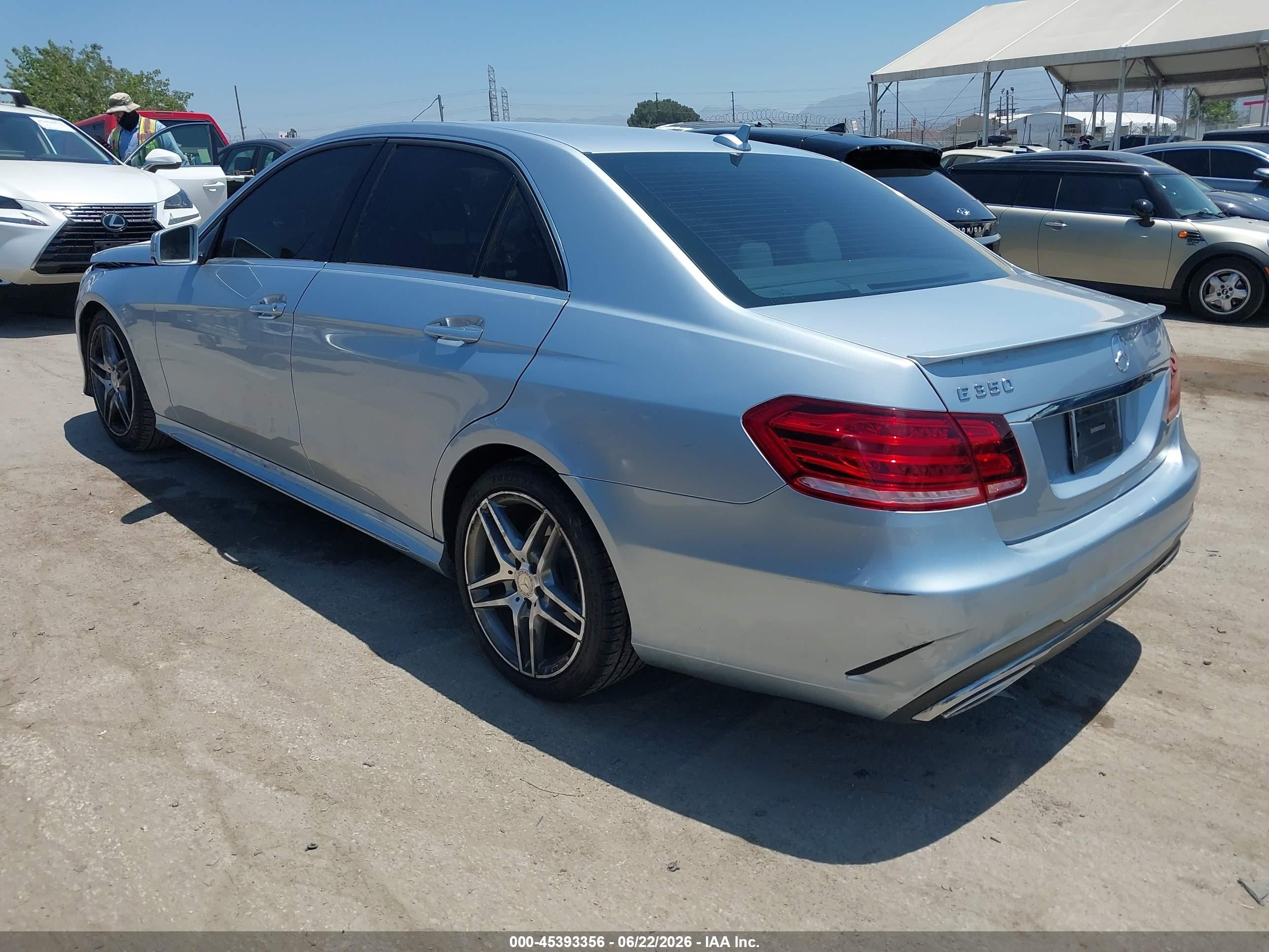2014 Mercedes-benz E 350 Silver vin: WDDHF5KB0EA922434