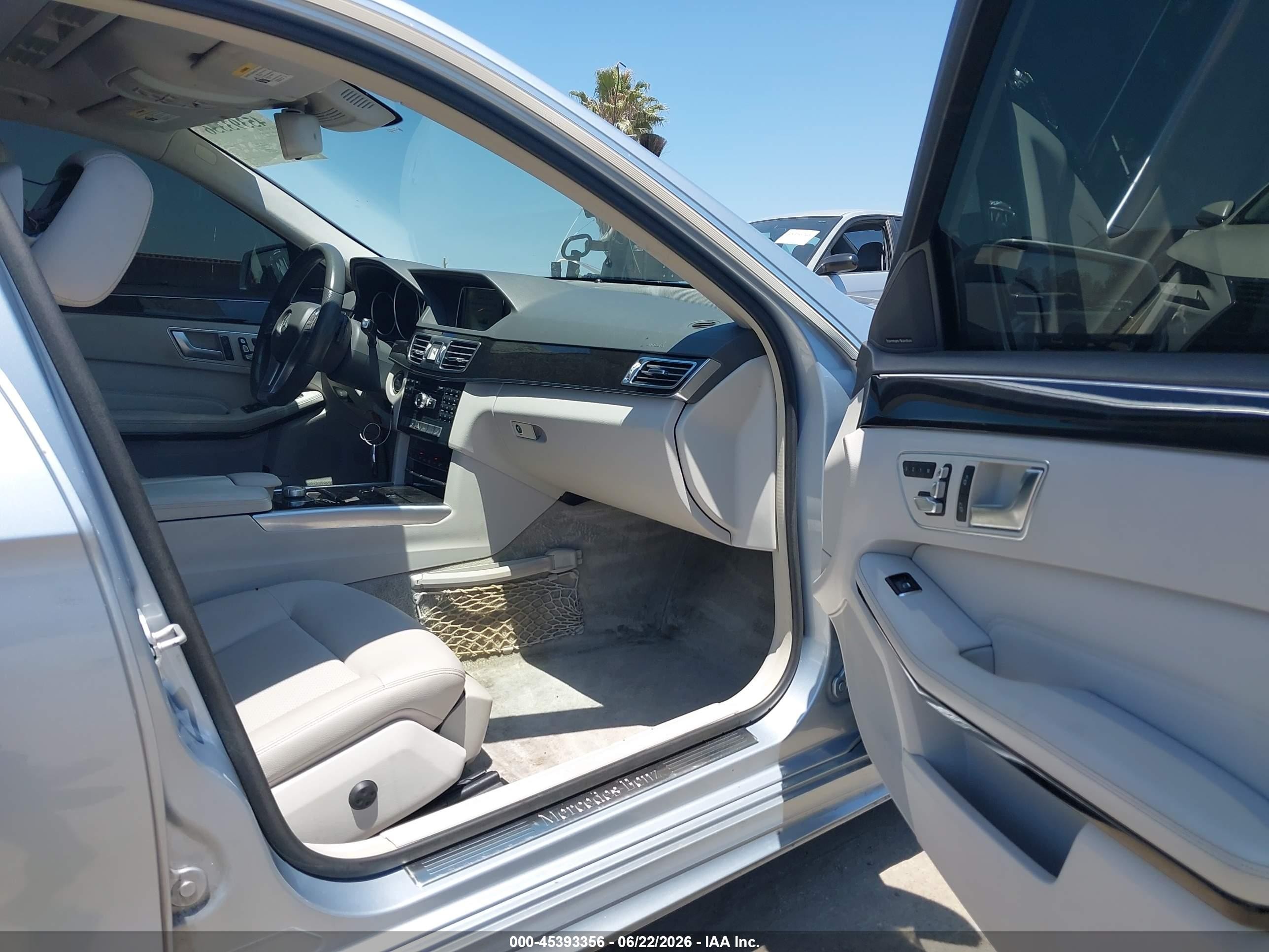 2014 Mercedes-benz E 350 Silver vin: WDDHF5KB0EA922434