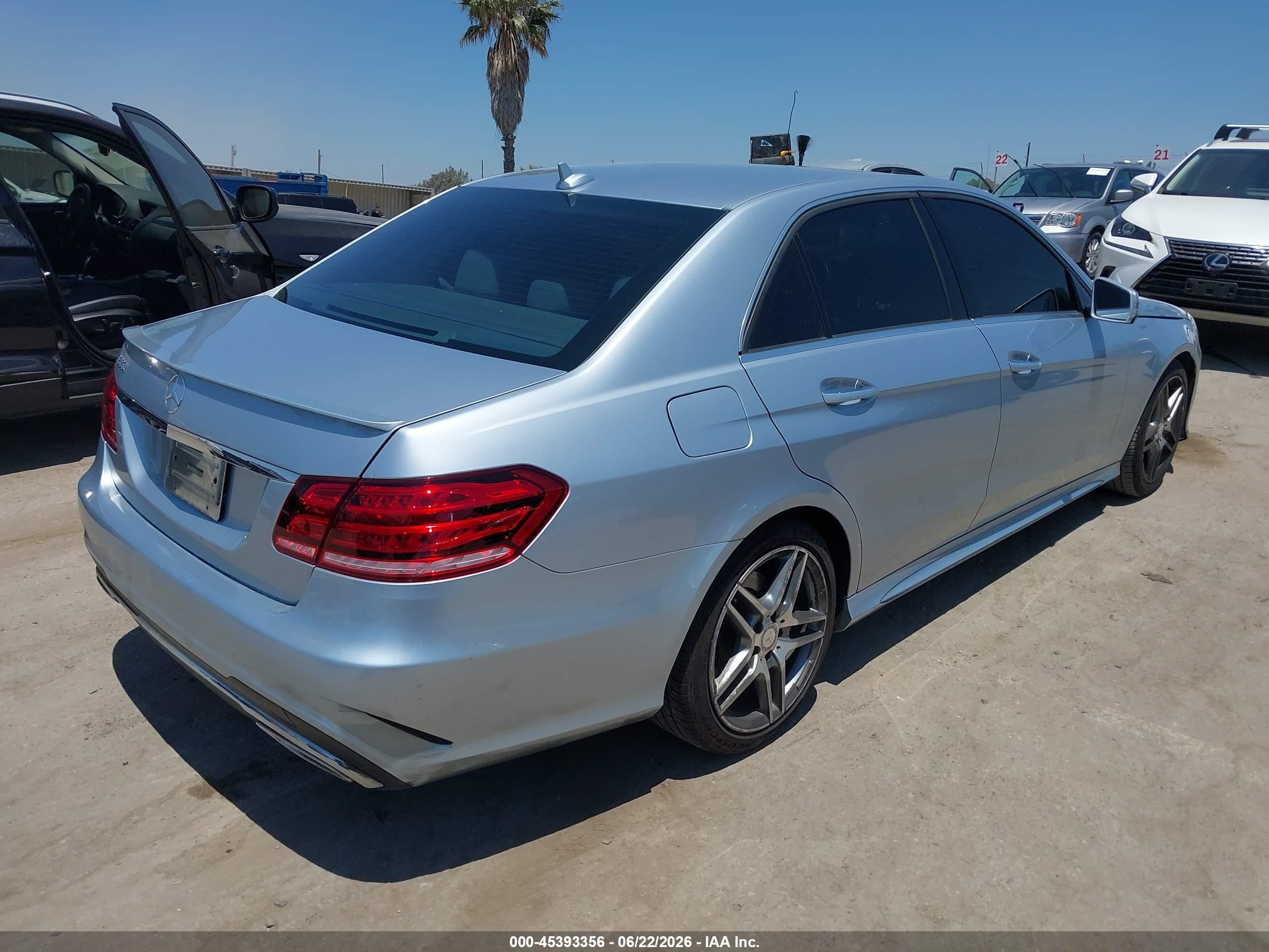 2014 Mercedes-benz E 350 Silver vin: WDDHF5KB0EA922434