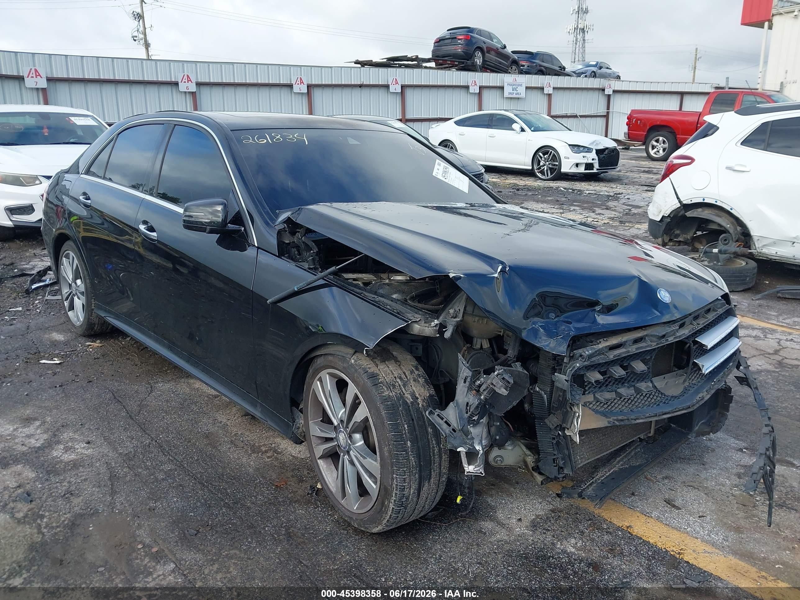 2014 Mercedes-benz E 350   Черный vin: WDDHF5KB0EB022790