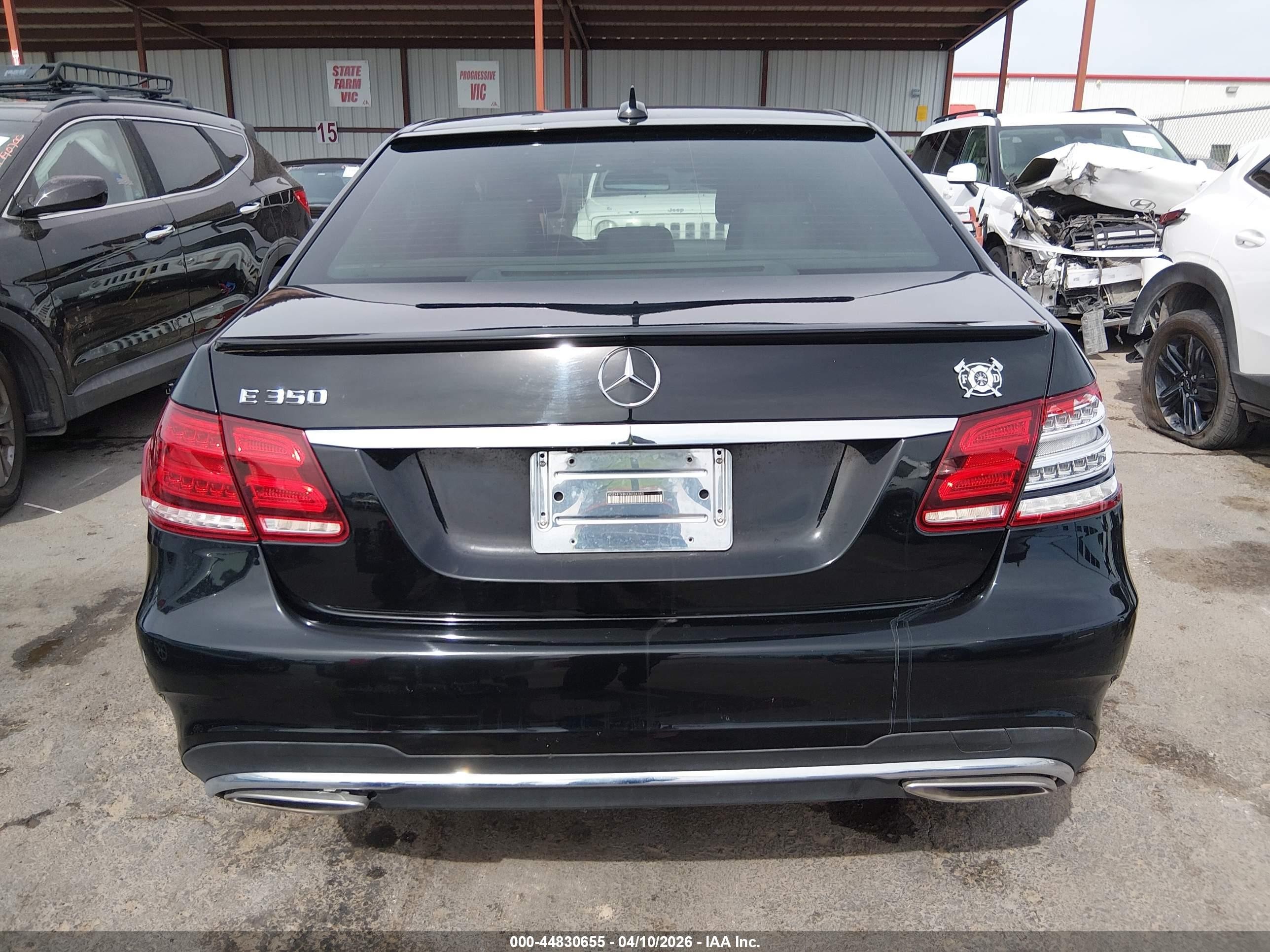 2014 Mercedes-benz E 350   Black vin: WDDHF5KB0EB028380
