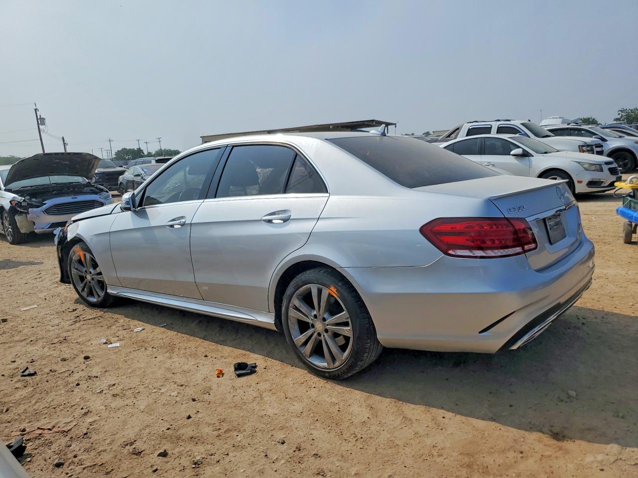2014 Mercedes-benz E 350 Silver vin: WDDHF5KB0EB040240