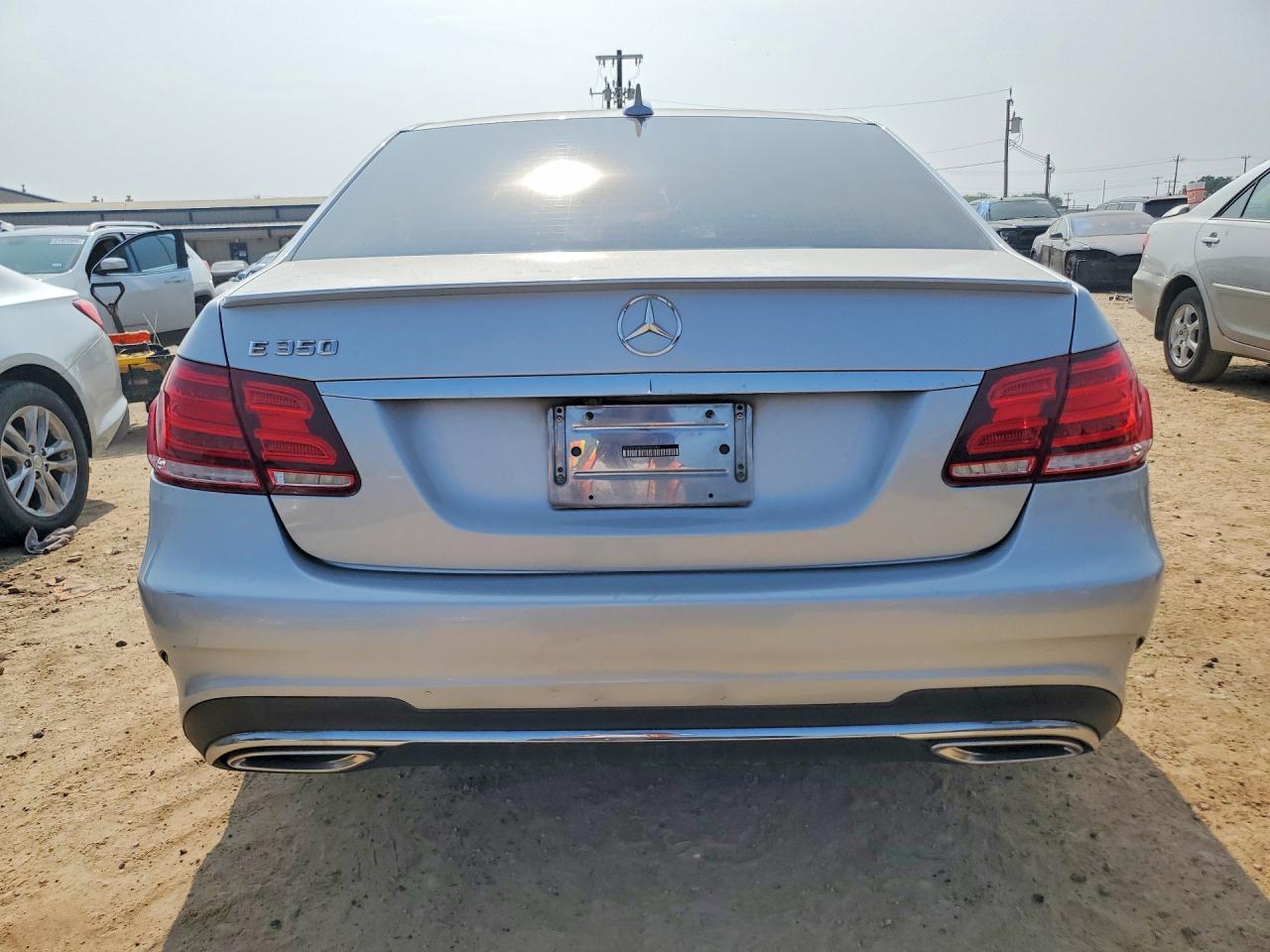 2014 Mercedes-benz E 350 Silver vin: WDDHF5KB0EB040240
