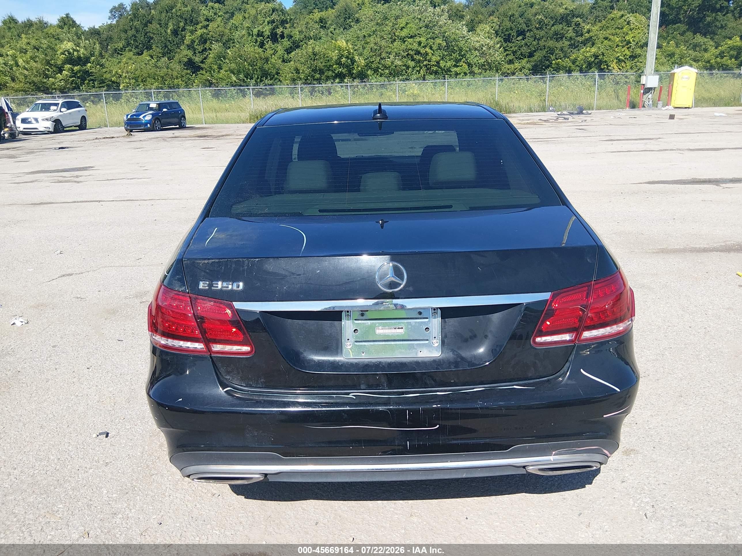 2014 Mercedes-benz E 350   Black vin: WDDHF5KB0EB043686