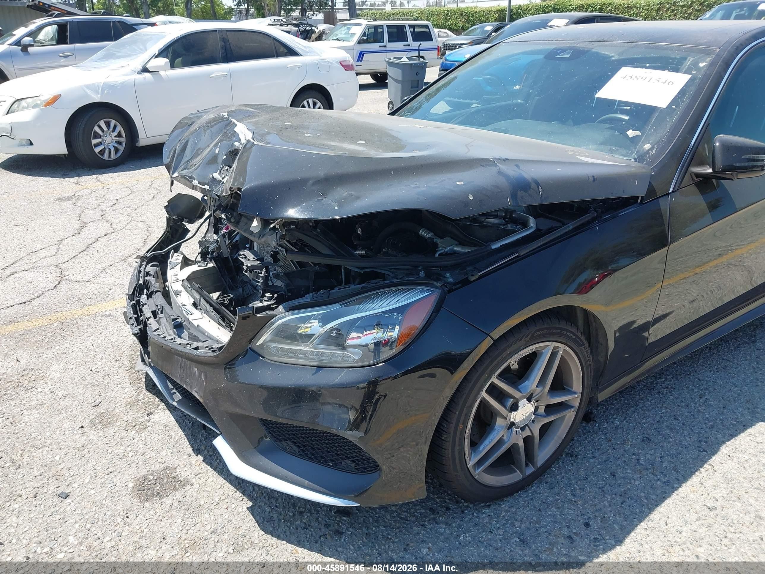 2015 Mercedes-benz E 350   Black vin: WDDHF5KB0FB154627