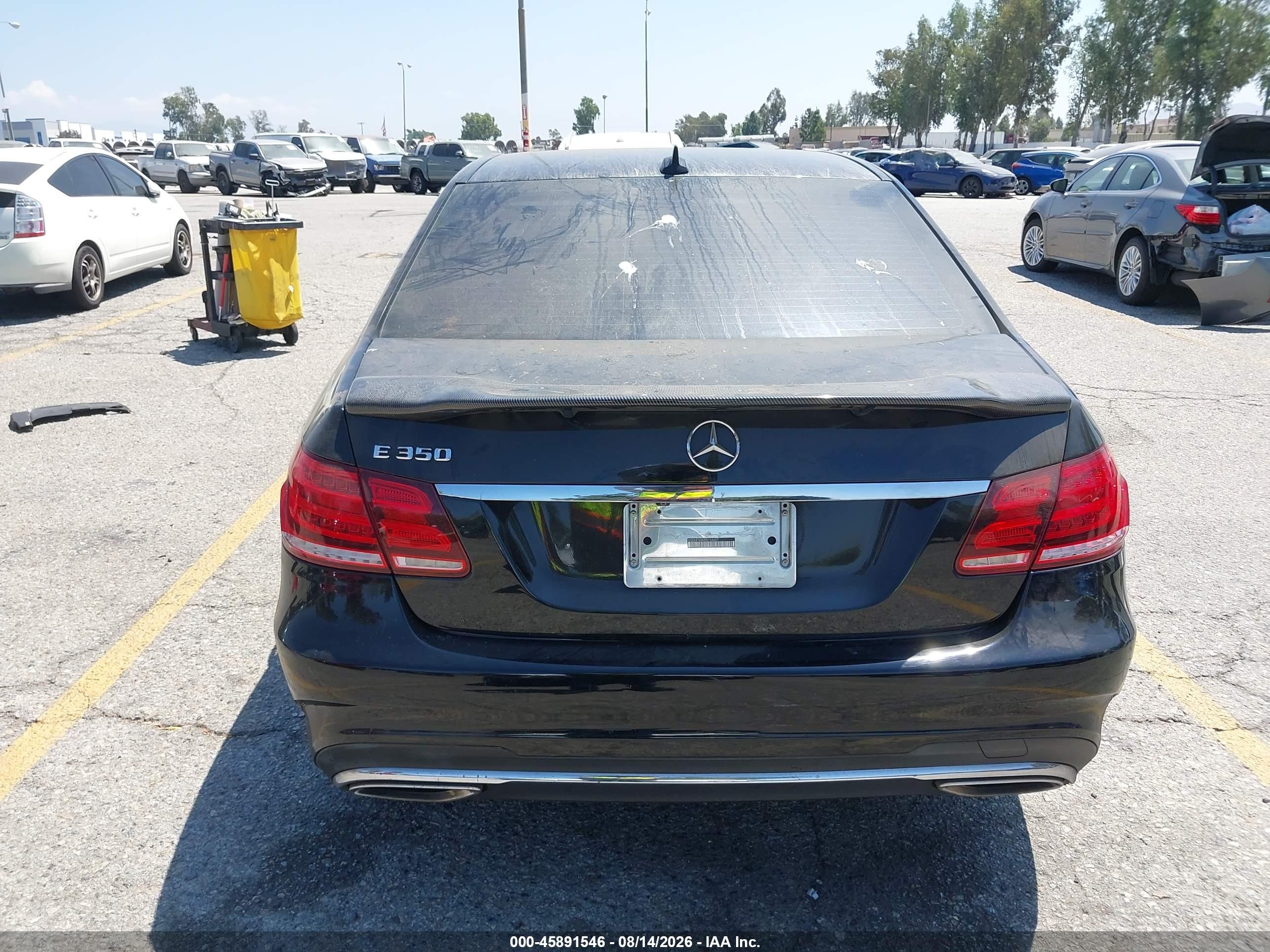 2015 Mercedes-benz E 350   Black vin: WDDHF5KB0FB154627