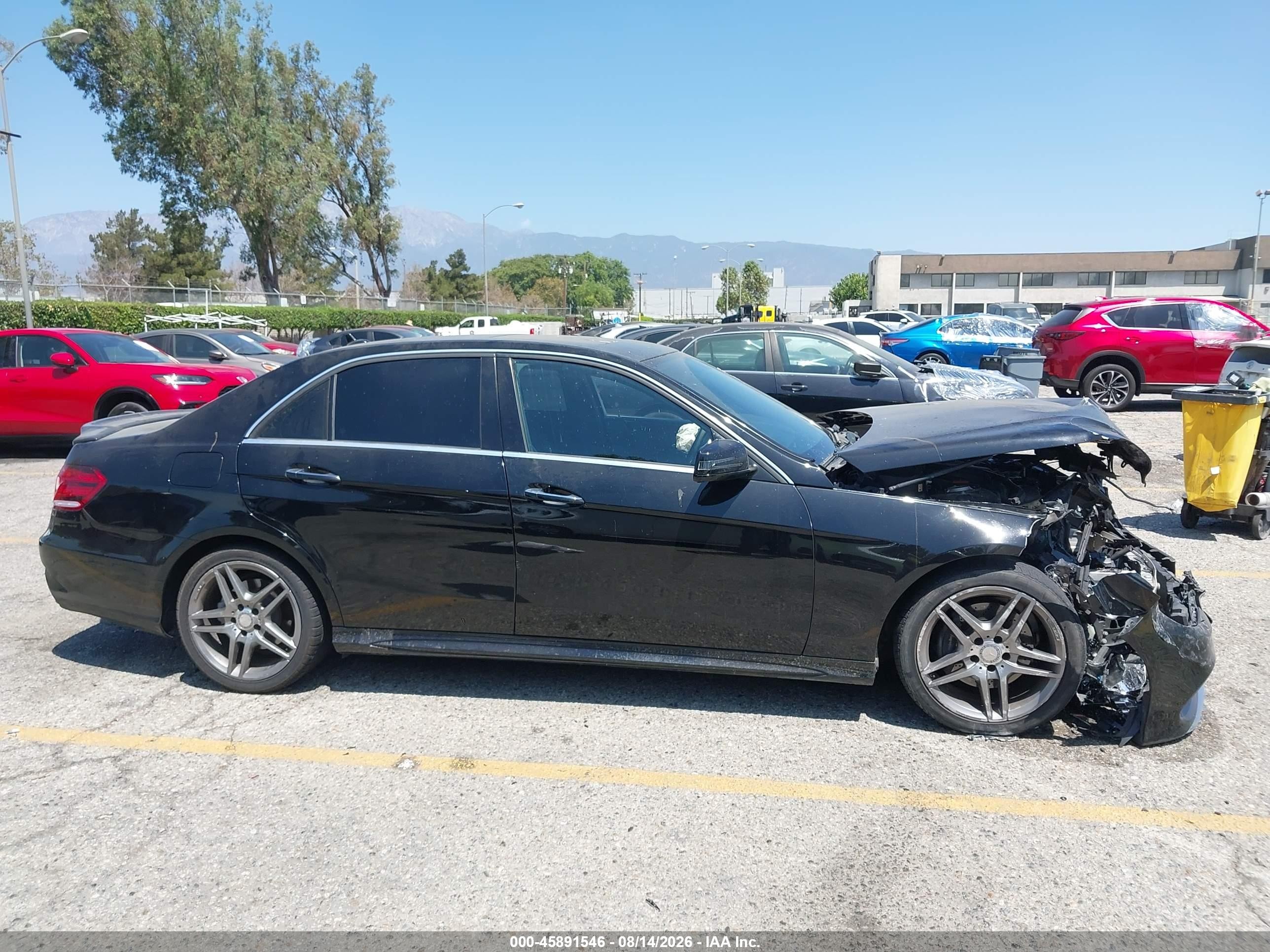 2015 Mercedes-benz E 350   Black vin: WDDHF5KB0FB154627