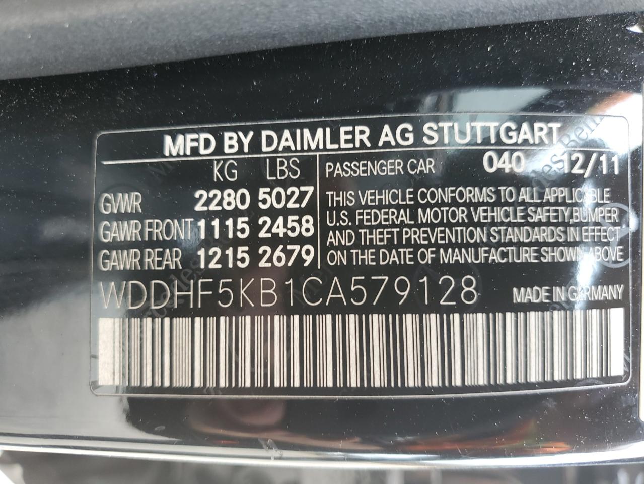 2012 Mercedes-benz E 350 Black vin: WDDHF5KB1CA579128