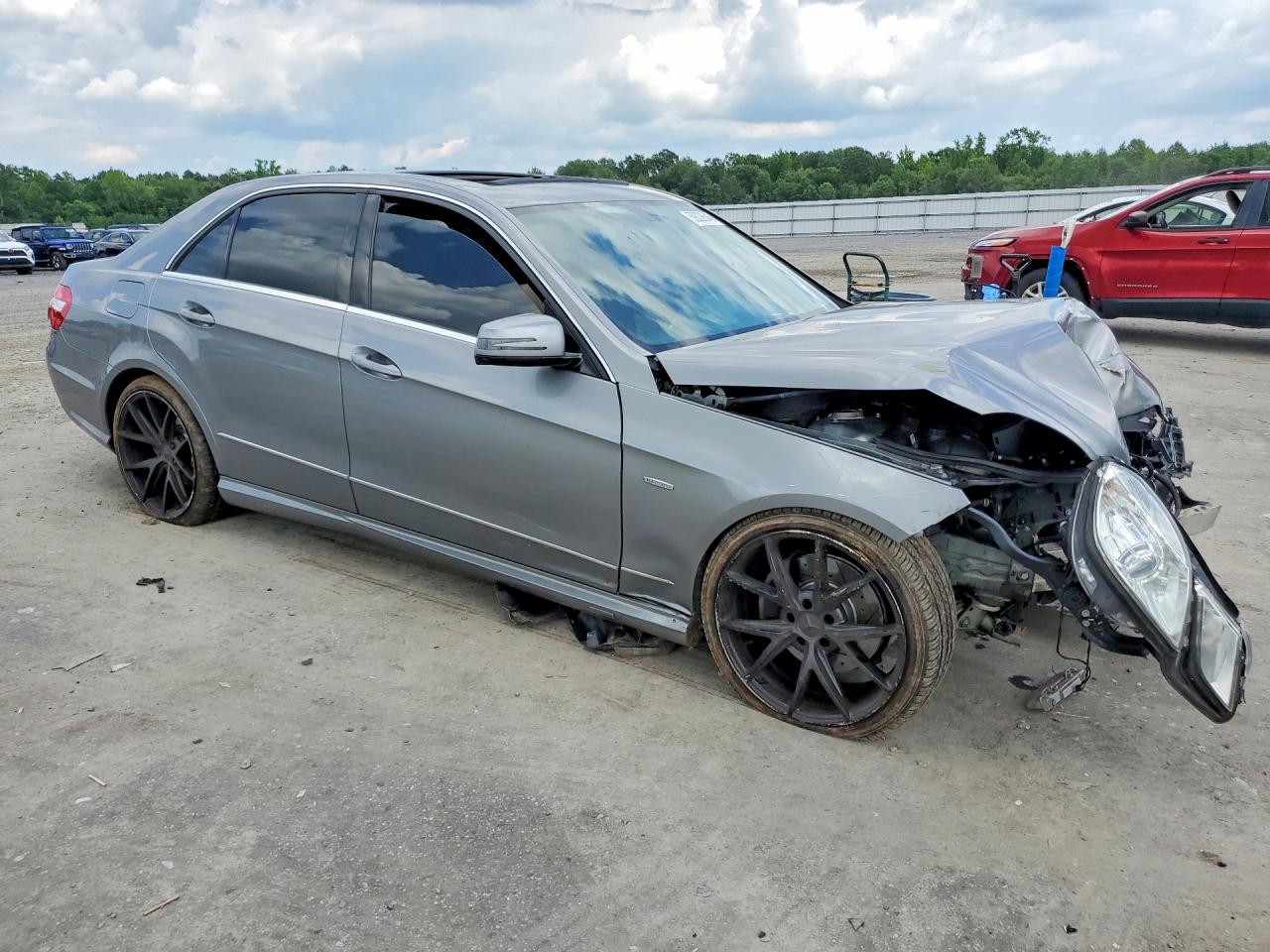 2012 Mercedes-benz E 350 Gray vin: WDDHF5KB1CA603038