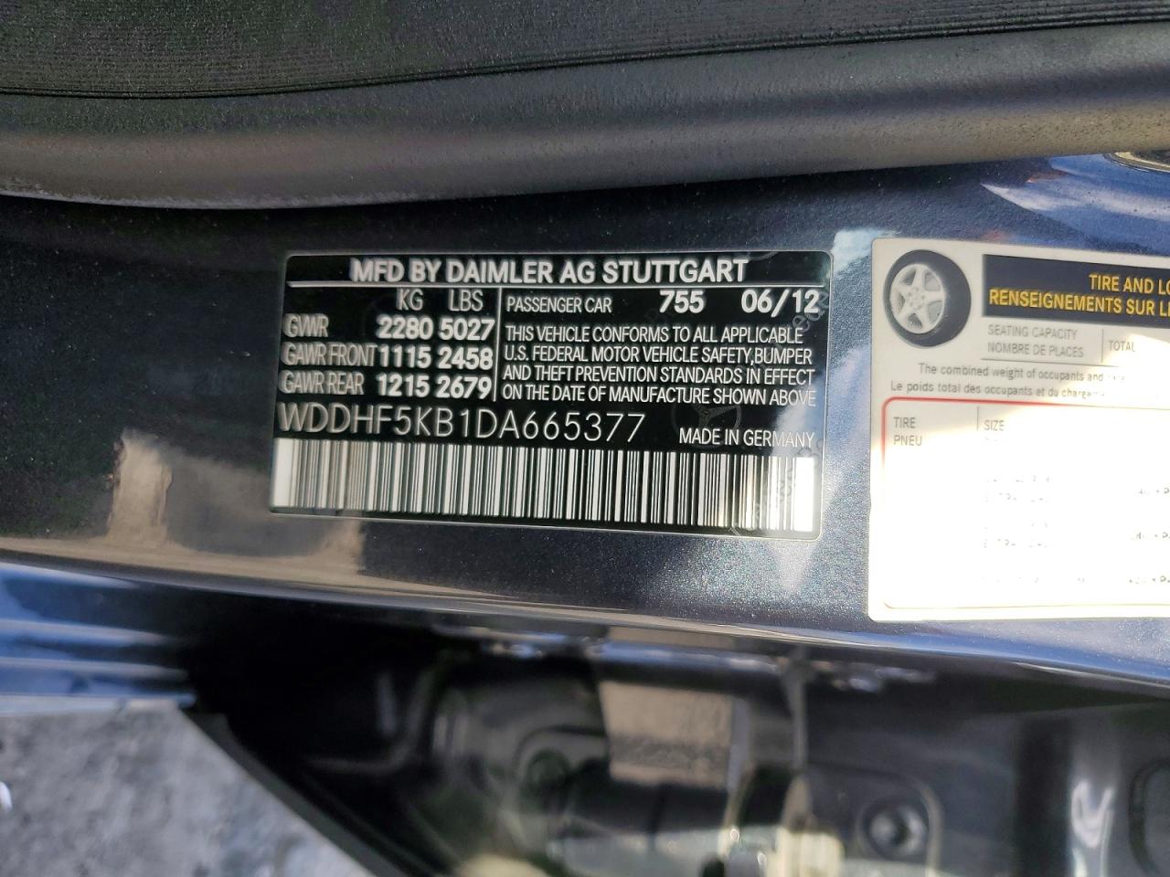 2013 Mercedes-benz E 350 Gray vin: WDDHF5KB1DA665377