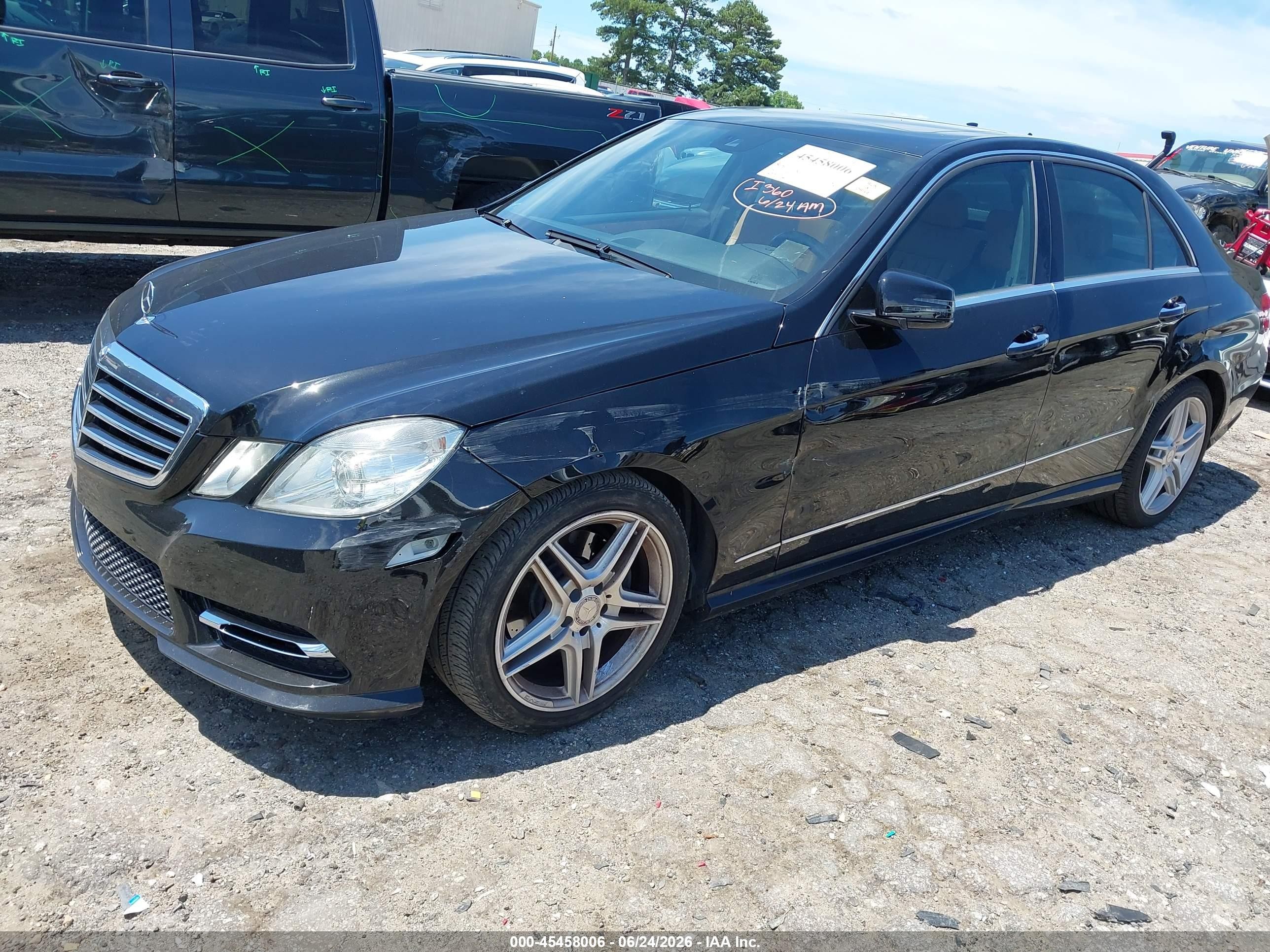 2013 Mercedes-benz E 350   Black vin: WDDHF5KB1DA765785