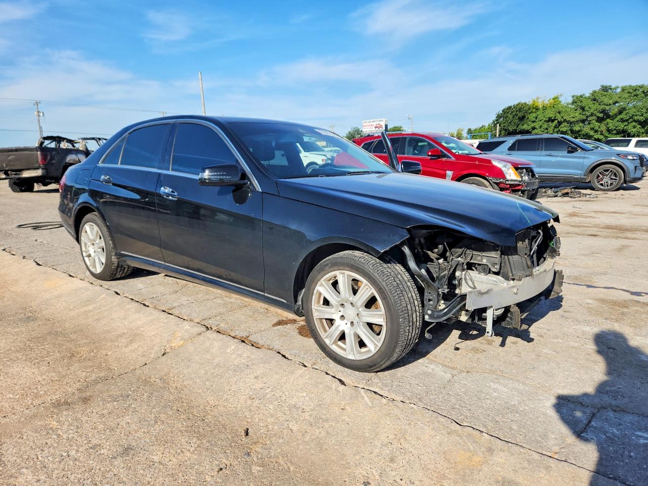 2014 Mercedes-benz E 350 Black vin: WDDHF5KB1EA870912