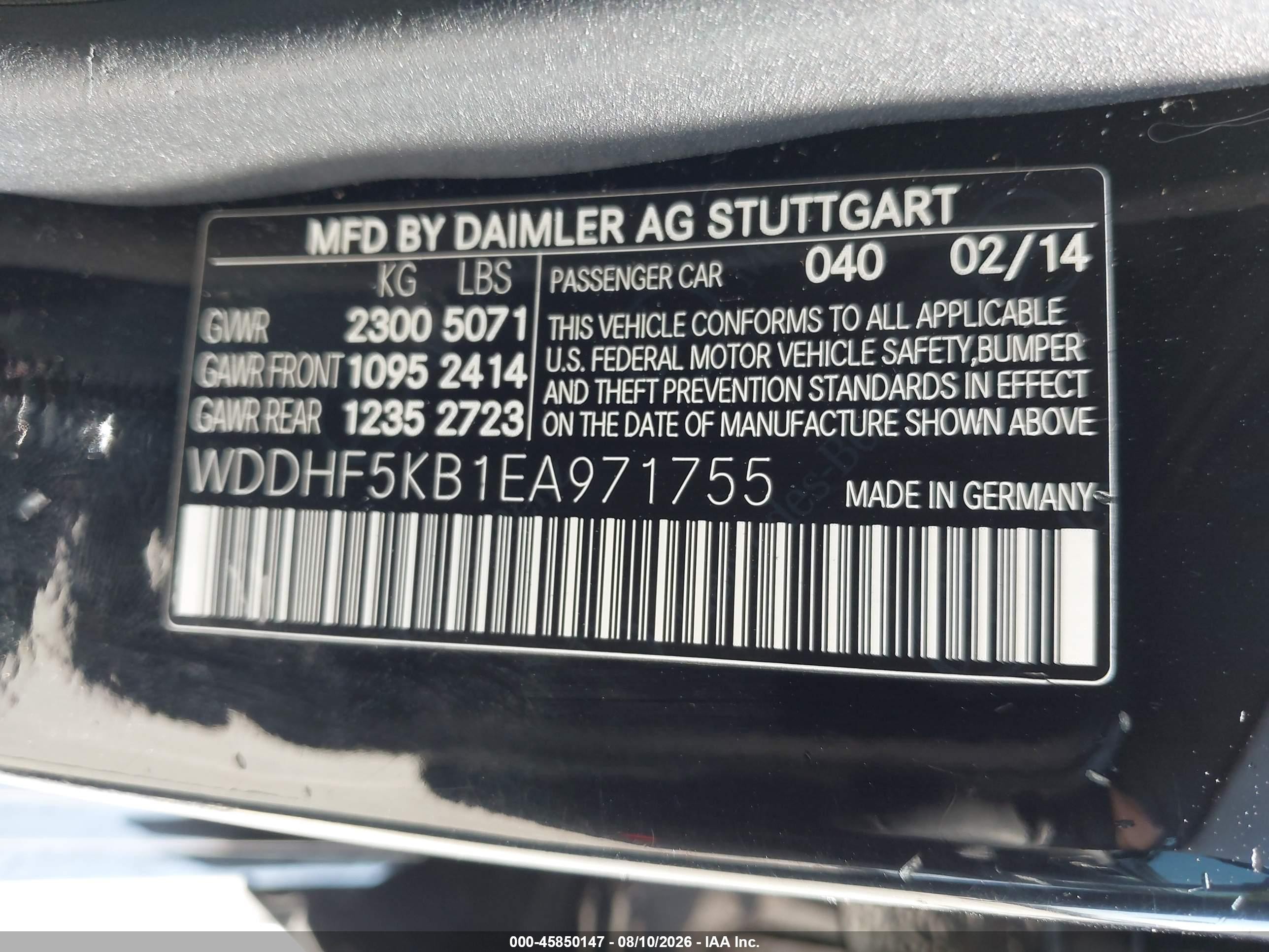 2014 Mercedes-benz E 350   Black vin: WDDHF5KB1EA971755