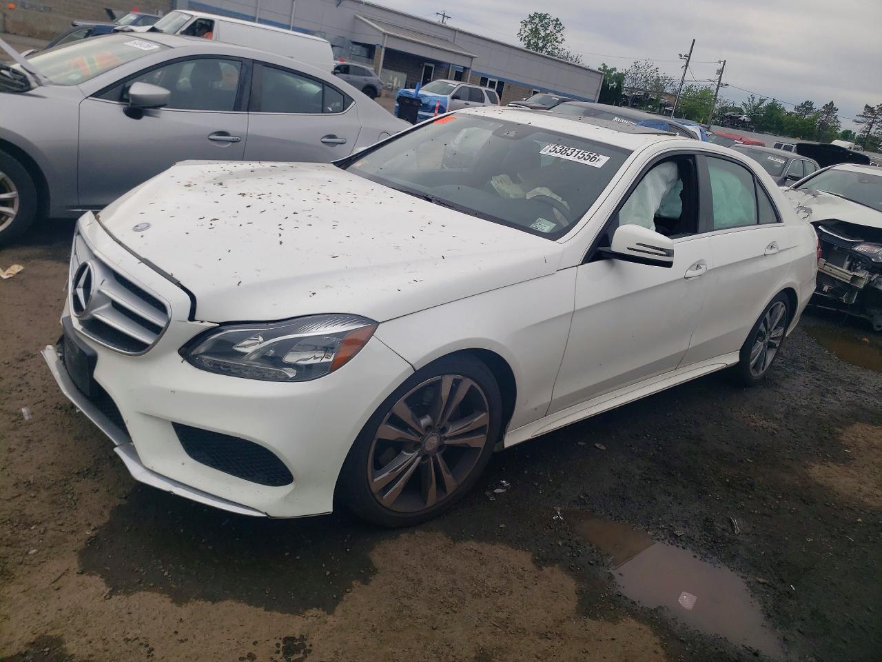 2015 Mercedes-benz E 350 White vin: WDDHF5KB1FB097760