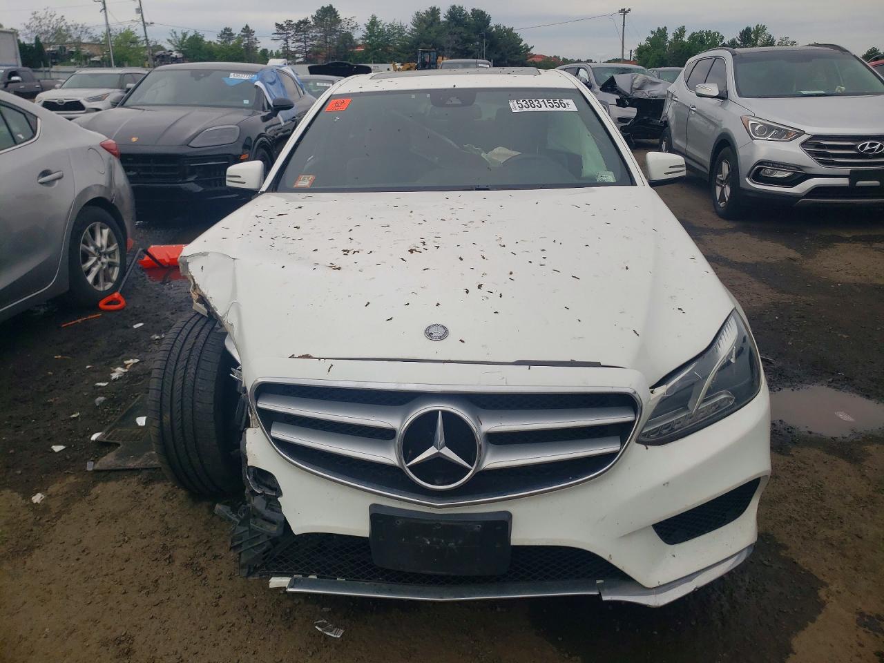 2015 Mercedes-benz E 350 White vin: WDDHF5KB1FB097760