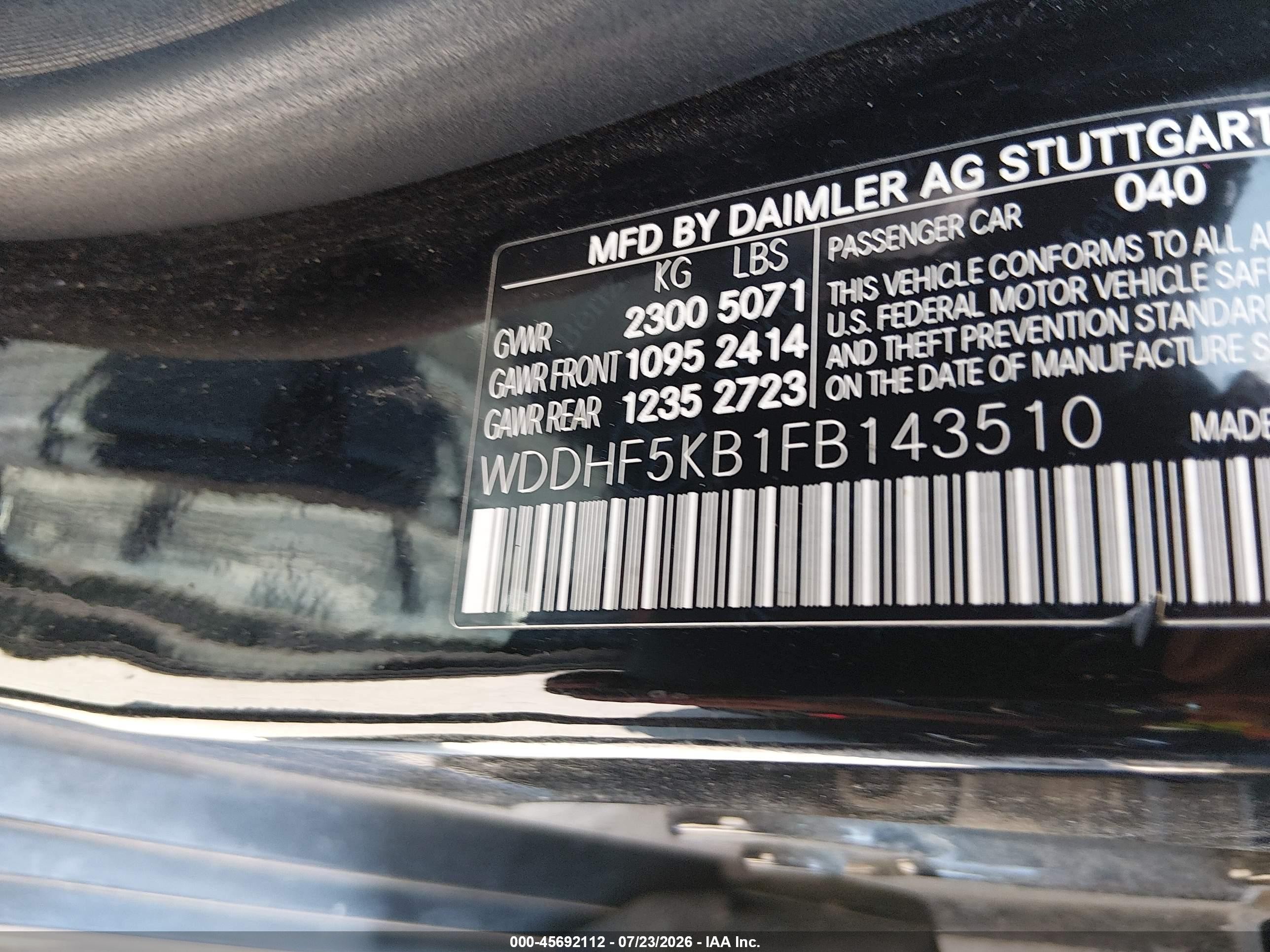2015 Mercedes-benz E 350 Black vin: WDDHF5KB1FB143510