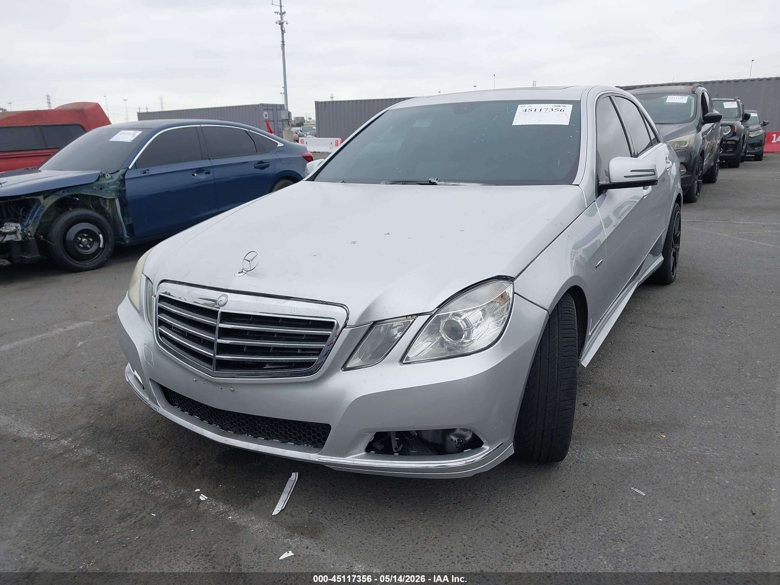 2012 Mercedes-benz E 350   Silver vin: WDDHF5KB2CA565058