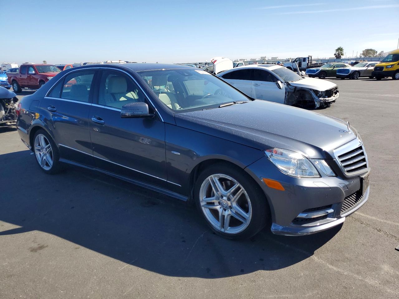 2012 Mercedes-benz E 350 Gray vin: WDDHF5KB2CA603632