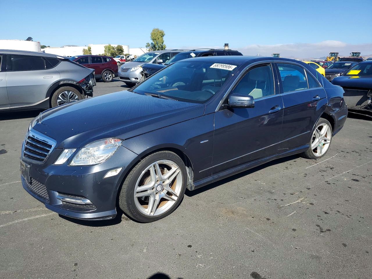 2012 Mercedes-benz E 350 Gray vin: WDDHF5KB2CA603632