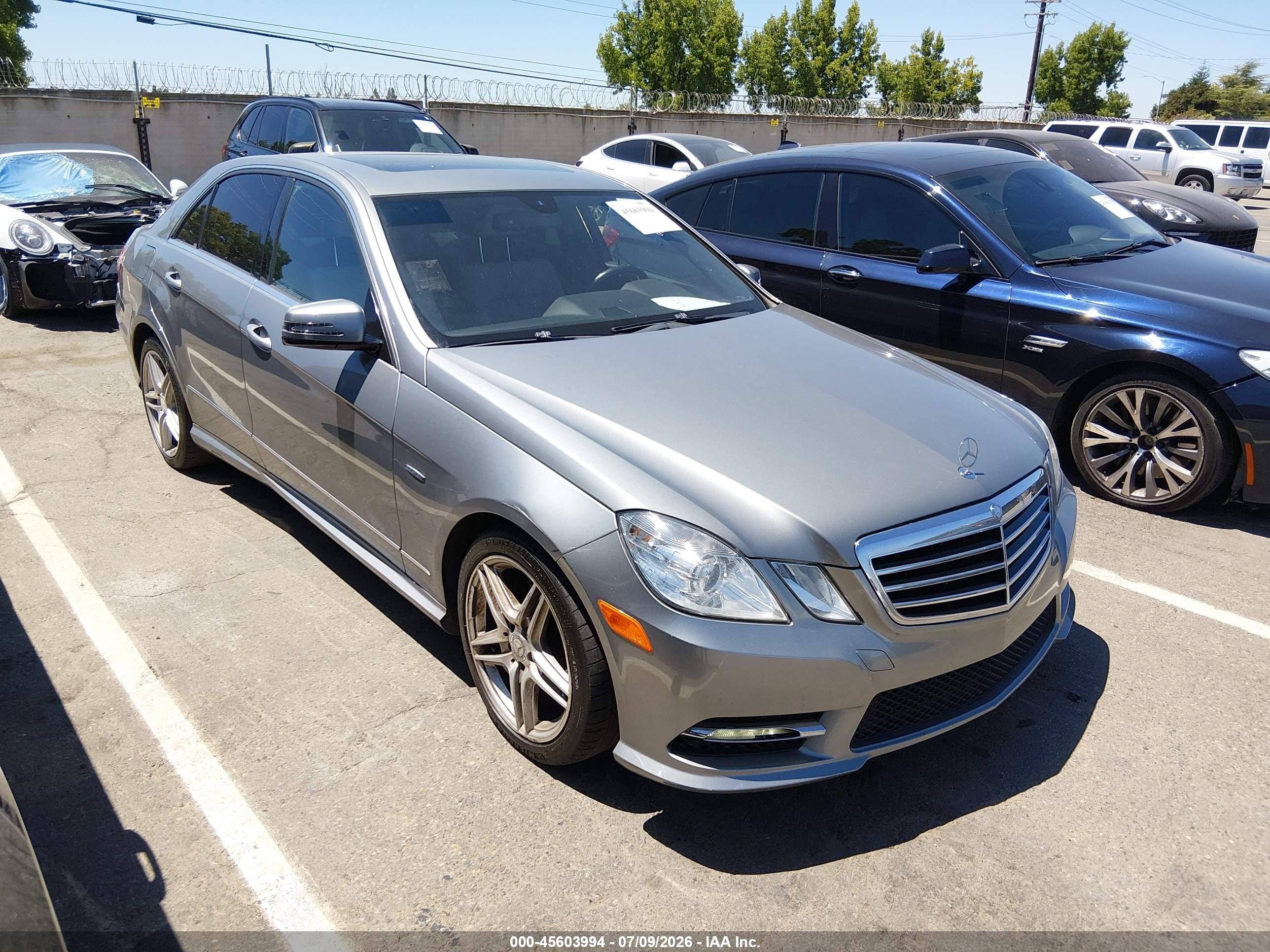 2012 Mercedes-benz E 350   Gray vin: WDDHF5KB2CA616171