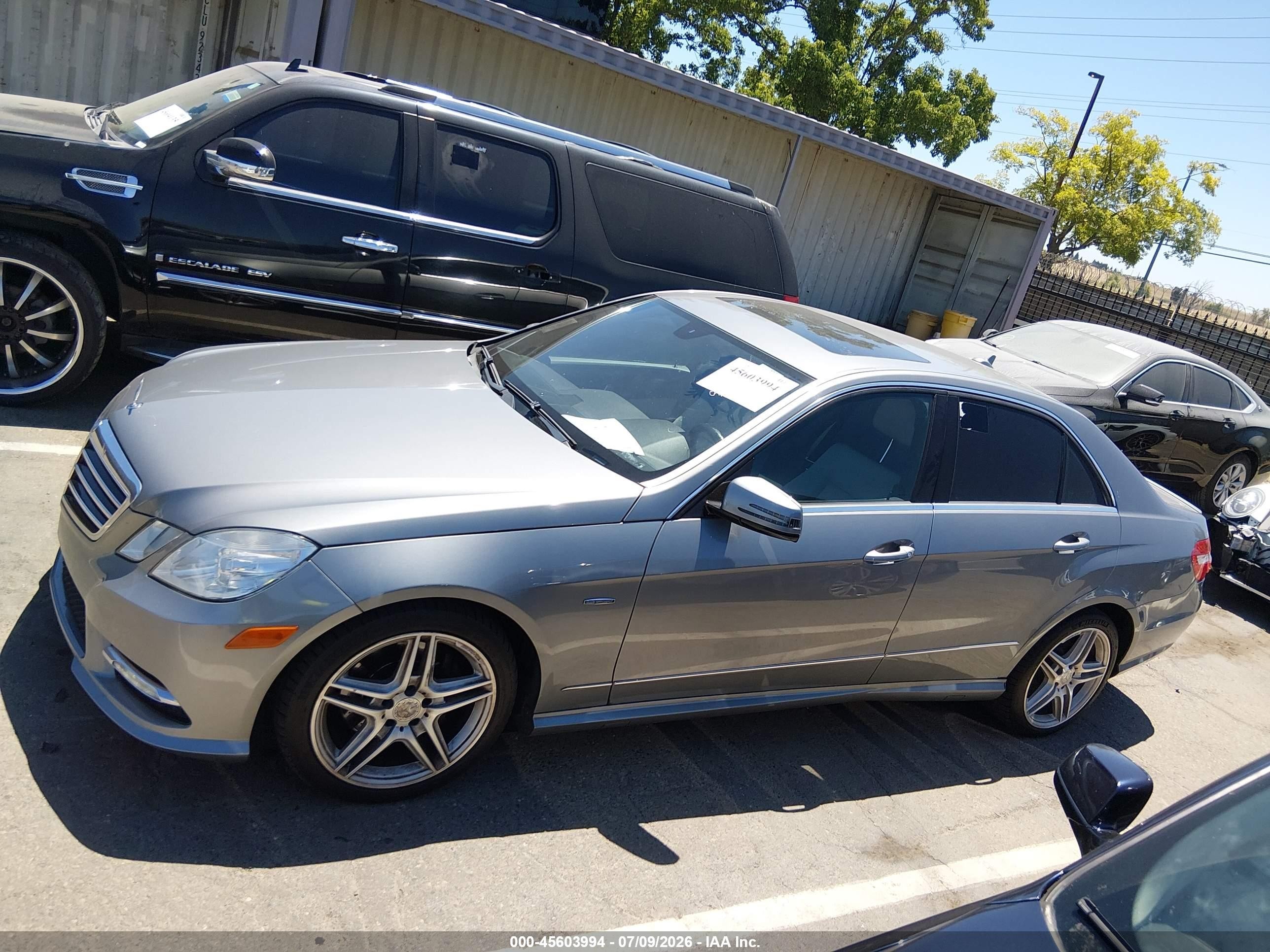 2012 Mercedes-benz E 350   Gray vin: WDDHF5KB2CA616171