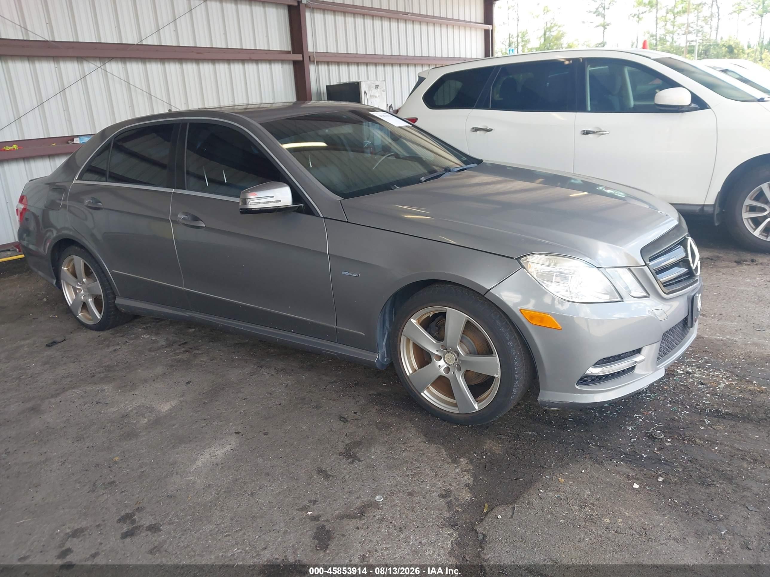 2012 Mercedes-benz E 350   Silver vin: WDDHF5KB2CA646352