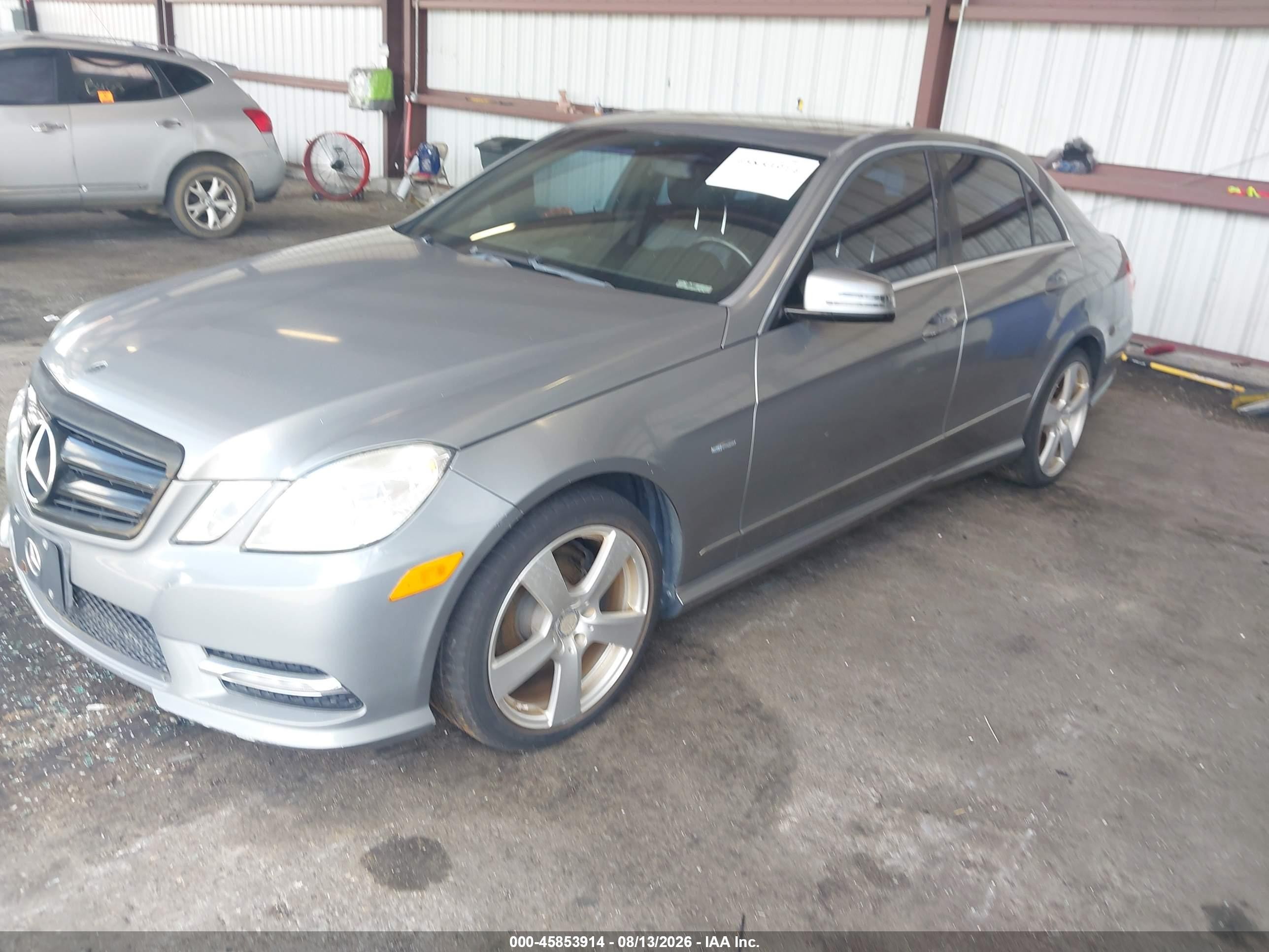 2012 Mercedes-benz E 350   Silver vin: WDDHF5KB2CA646352