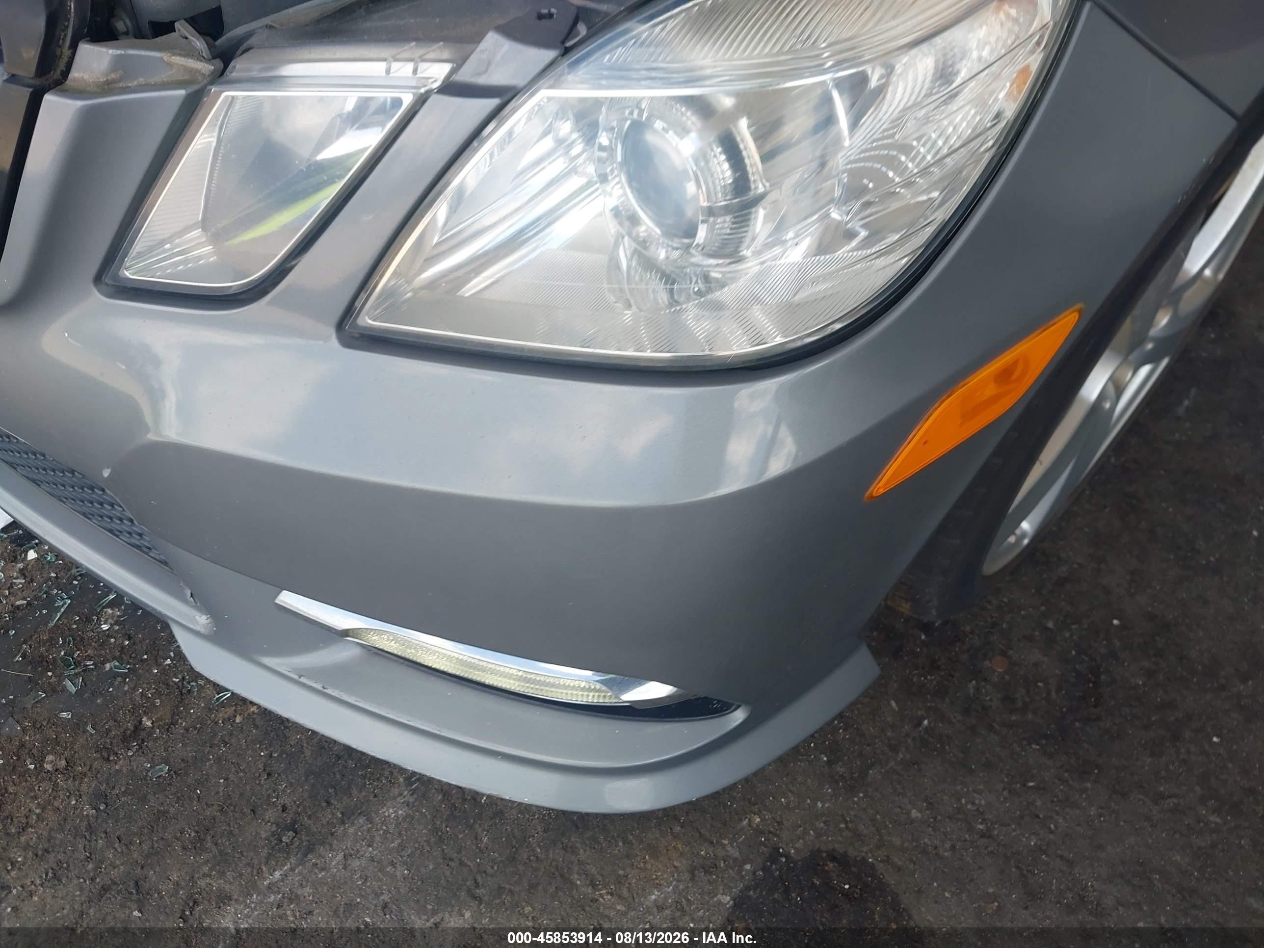 2012 Mercedes-benz E 350   Silver vin: WDDHF5KB2CA646352