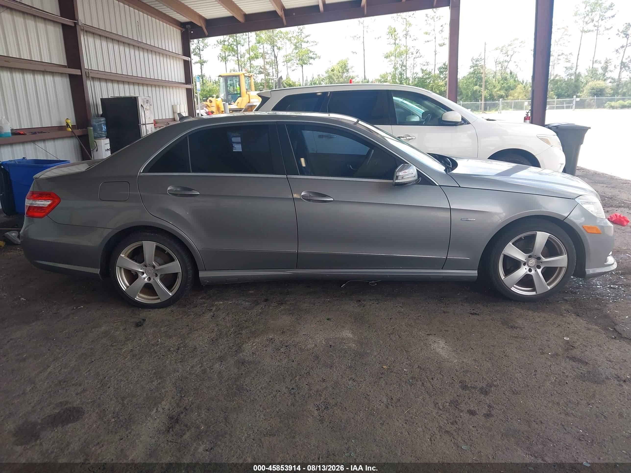2012 Mercedes-benz E 350   Silver vin: WDDHF5KB2CA646352