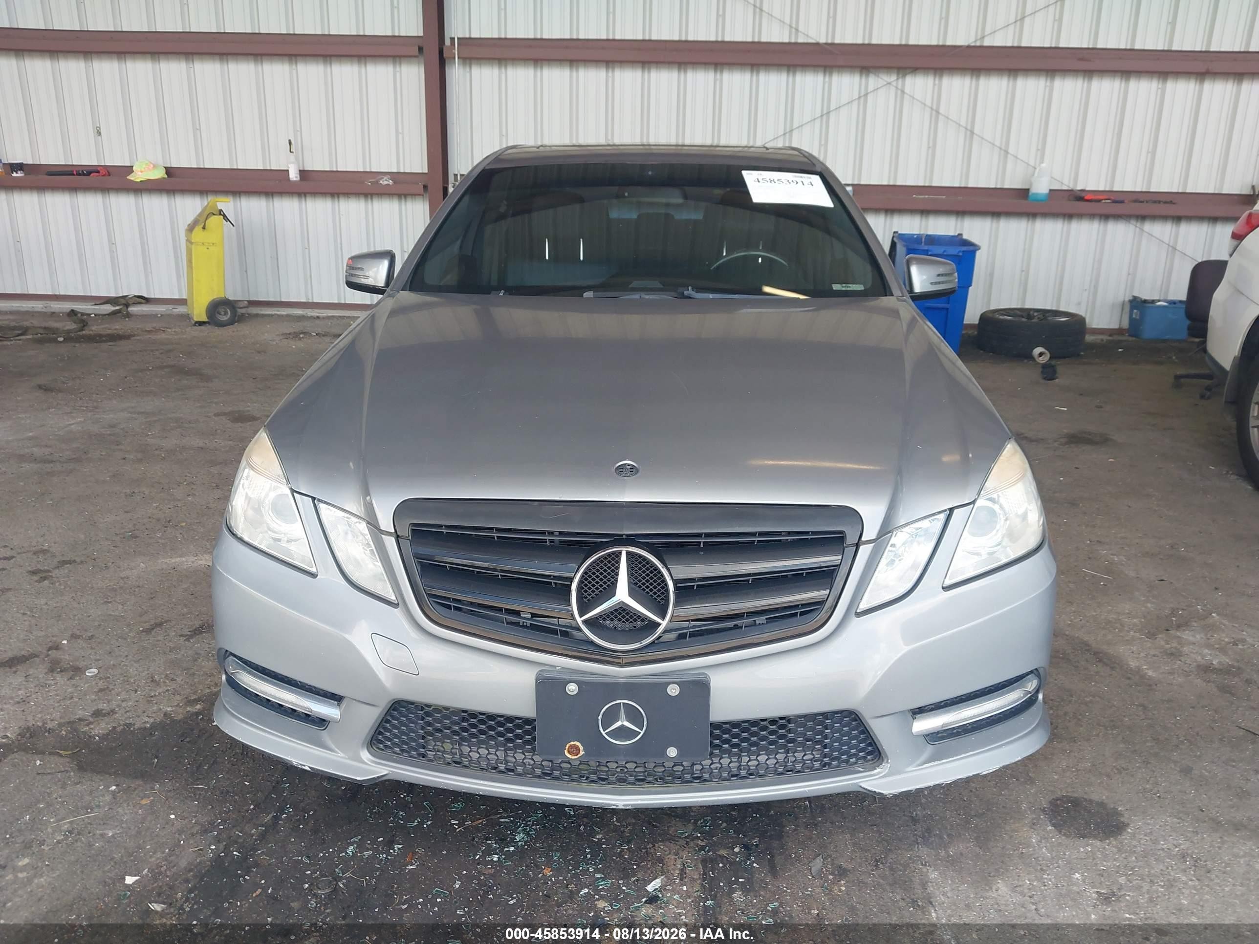 2012 Mercedes-benz E 350   Silver vin: WDDHF5KB2CA646352