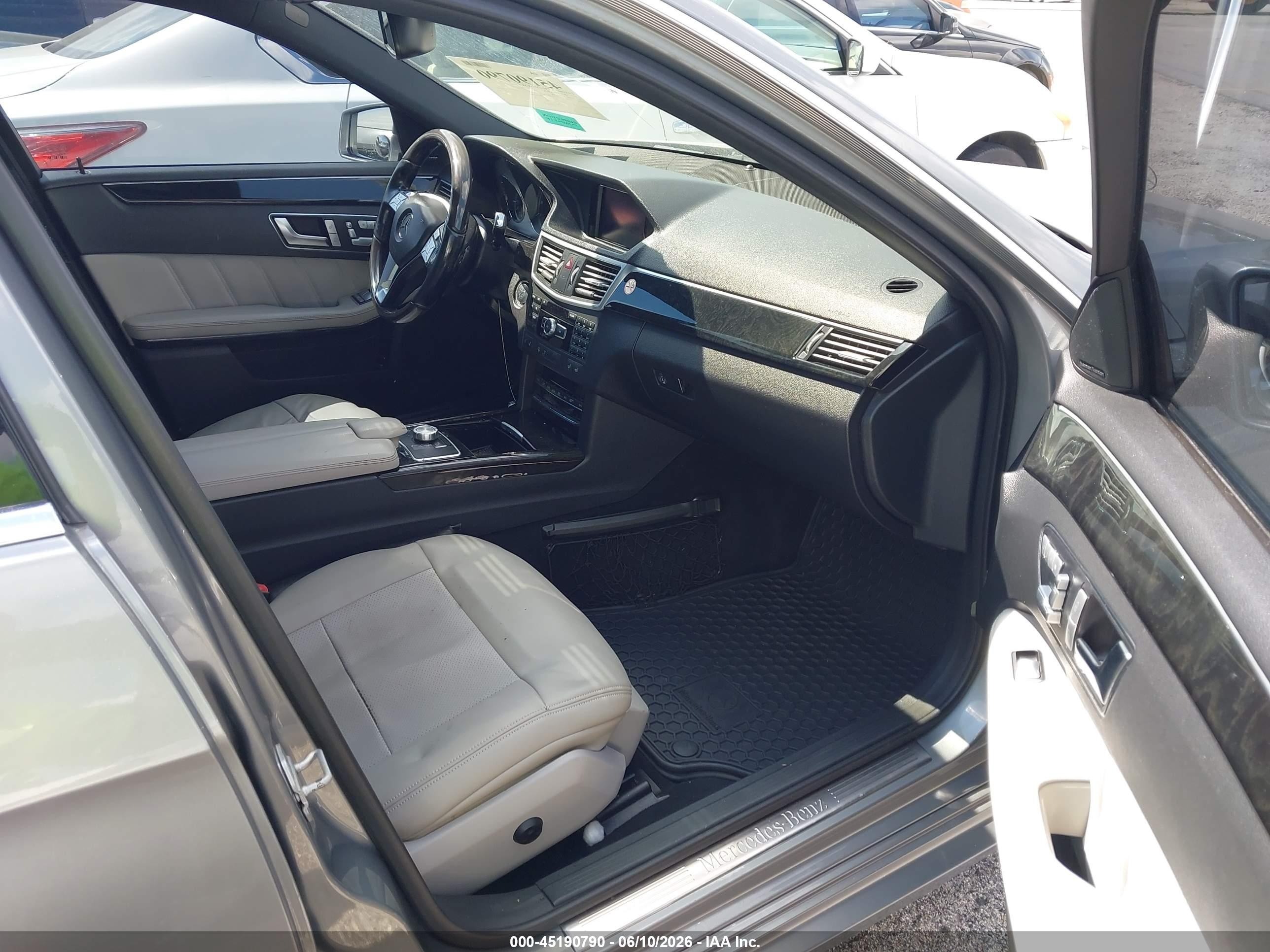 2013 Mercedes-benz E 350   Gray vin: WDDHF5KB2DA675562