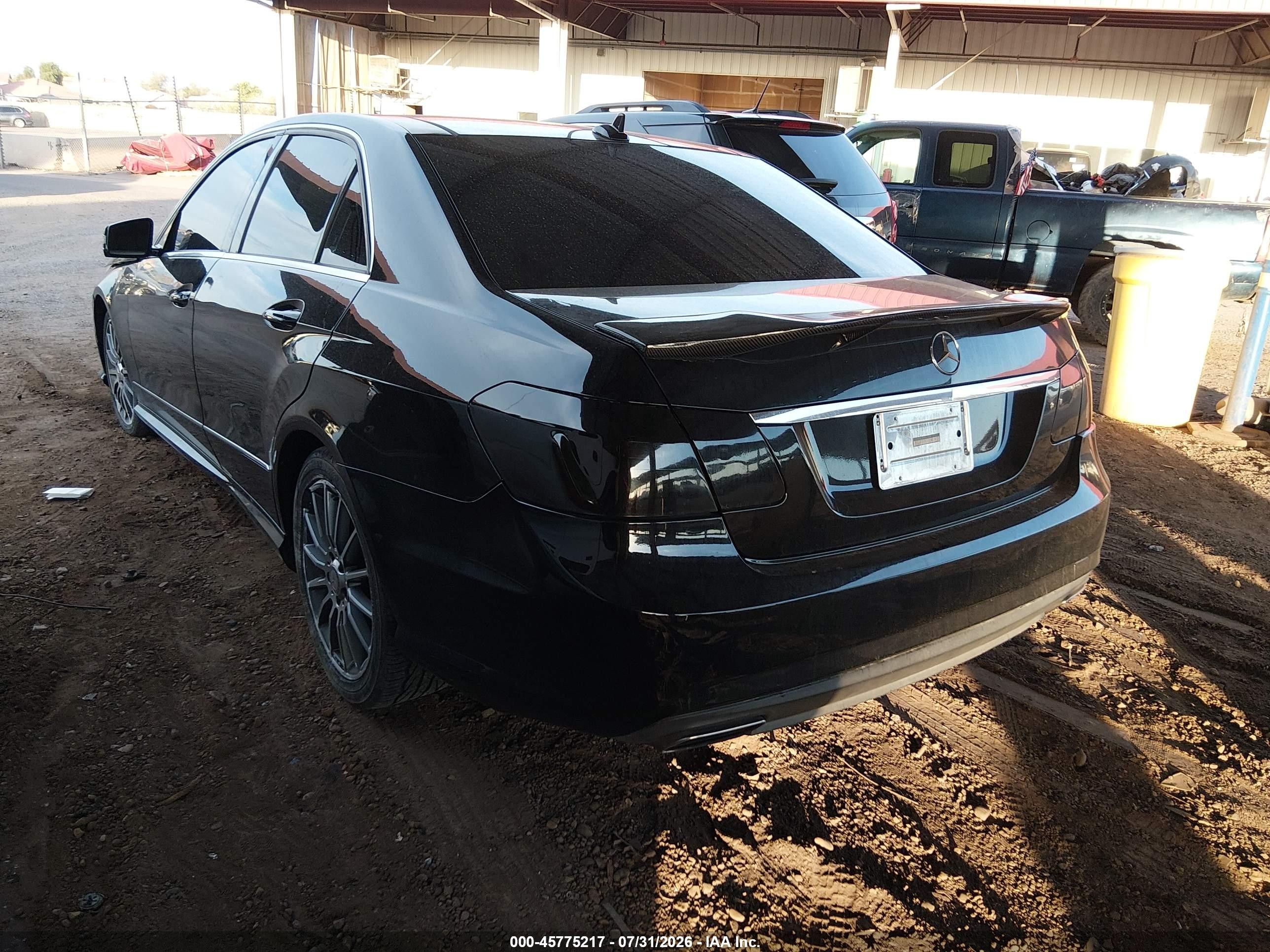 2013 Mercedes-benz E 350   Black vin: WDDHF5KB2DA691924