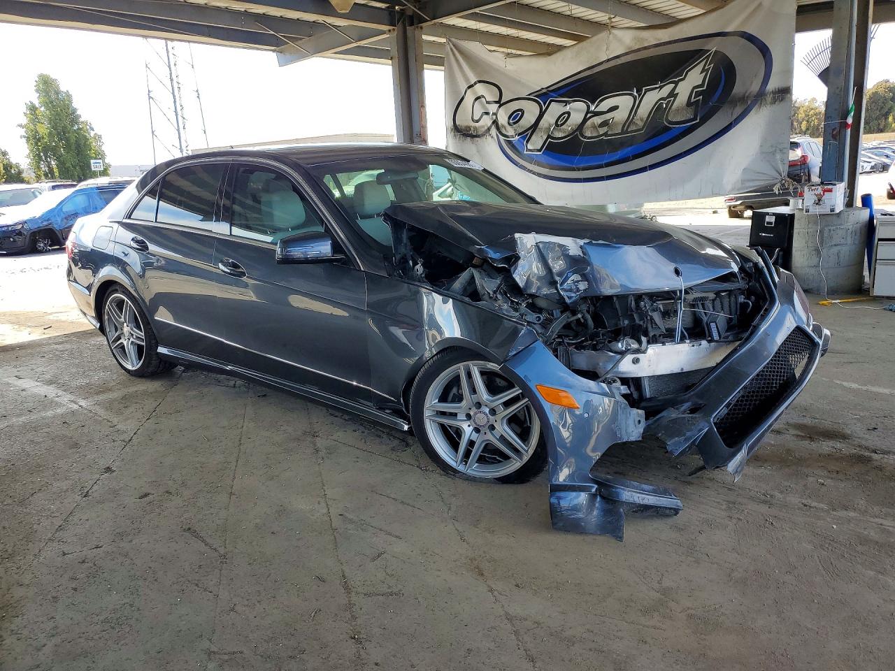 2013 Mercedes-benz E 350 Gray vin: WDDHF5KB2DA766119