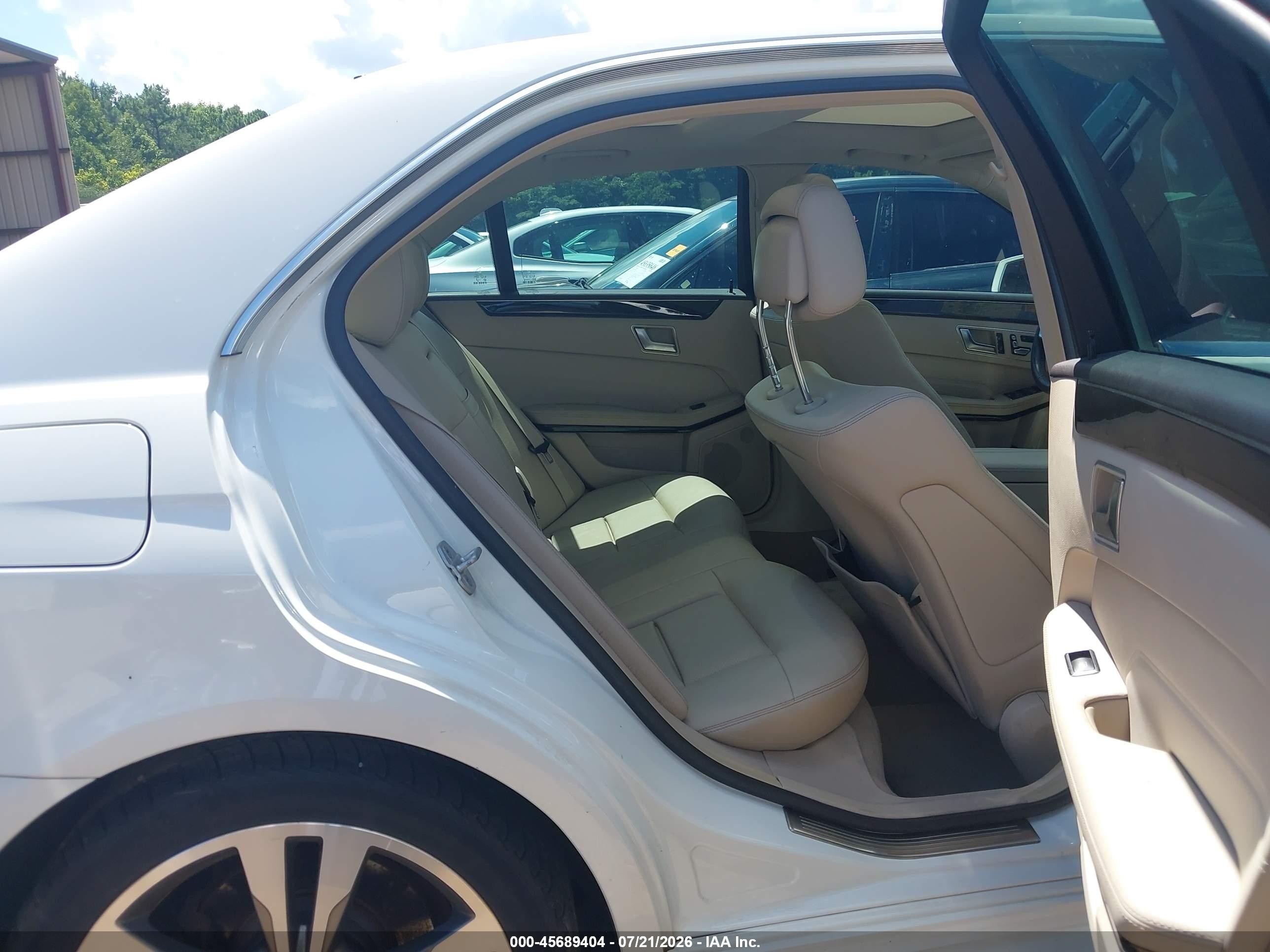 2014 Mercedes-benz E 350 Белый vin: WDDHF5KB2EA787084