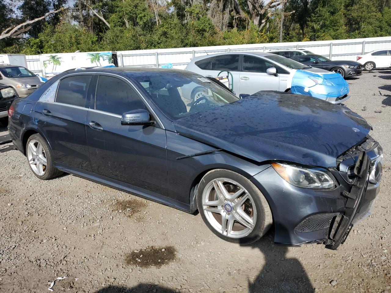 2014 Mercedes-benz E 350 Gray vin: WDDHF5KB2EA849518