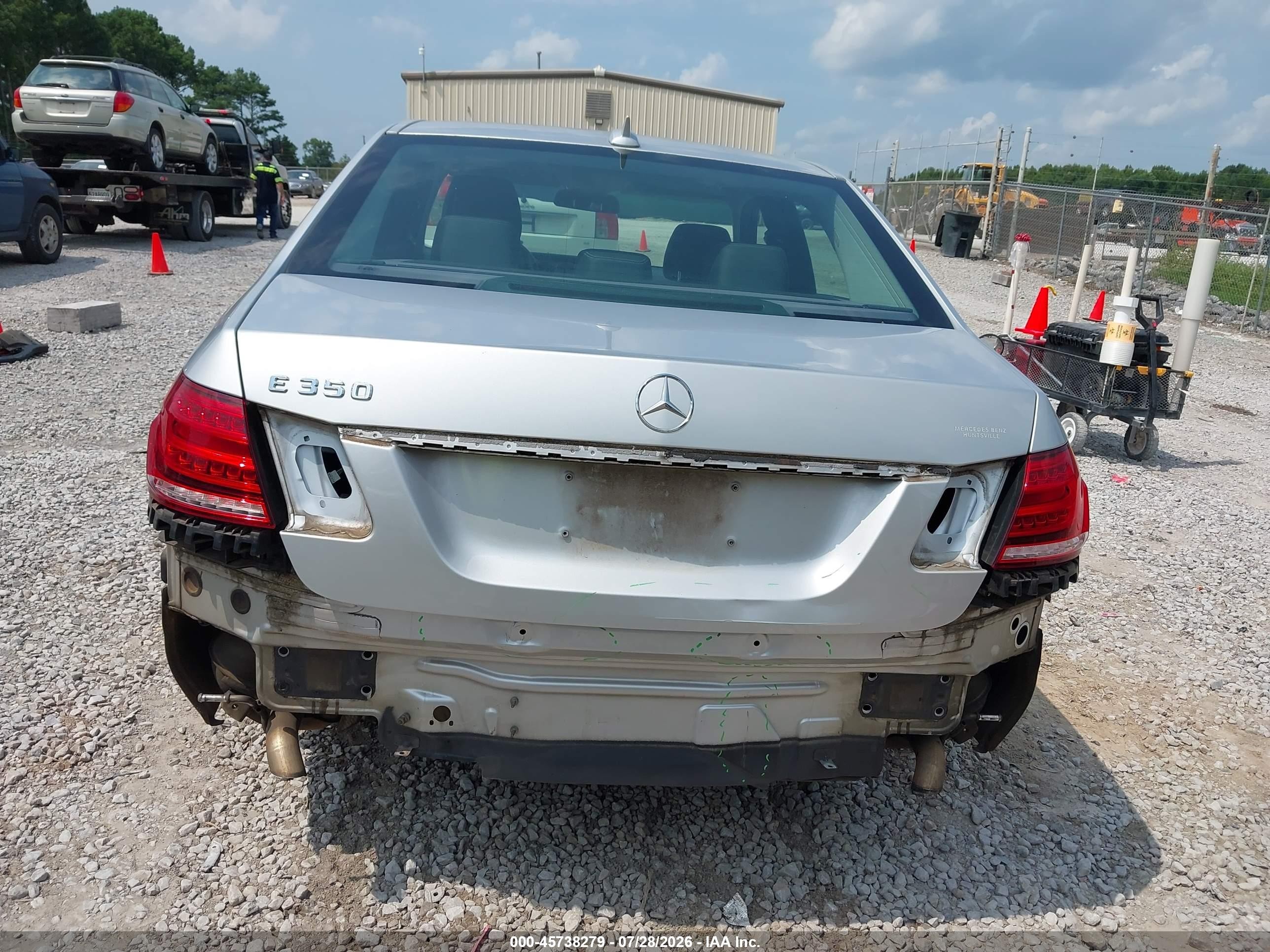 2014 Mercedes-benz E 350 Silver vin: WDDHF5KB2EA865119