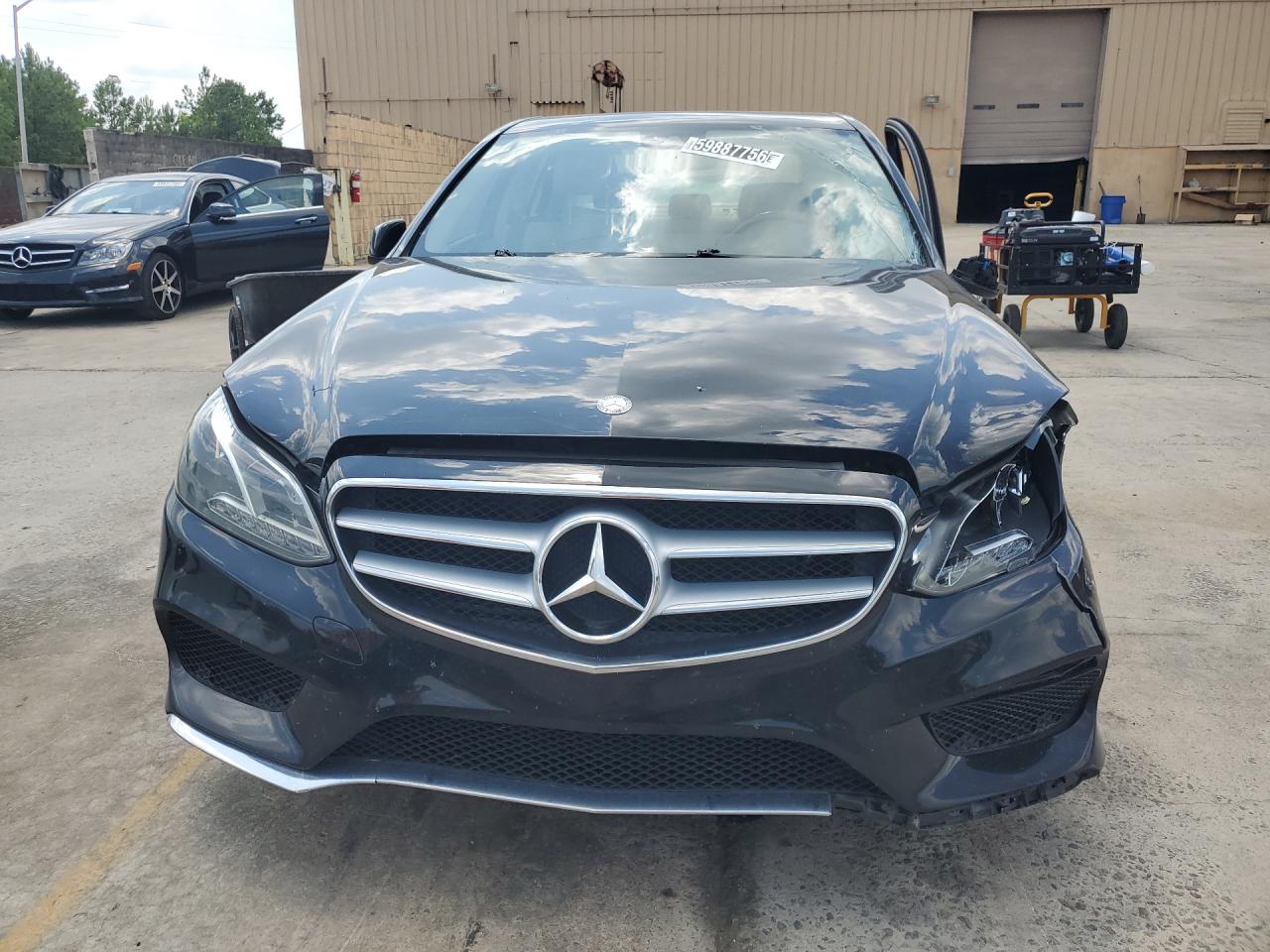 2014 Mercedes-benz E 350 Black vin: WDDHF5KB2EA872006 Damage: Hood, Severe Damage, Replacement Required
