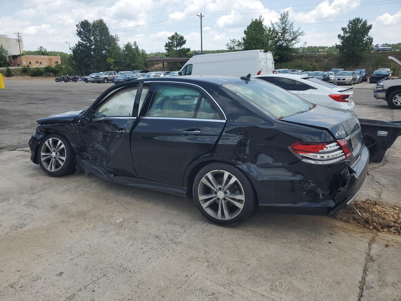 2014 Mercedes-benz E 350 Black vin: WDDHF5KB2EA872006 Damage: Left Qtr Panel, Severe Damage, Replacement Required
