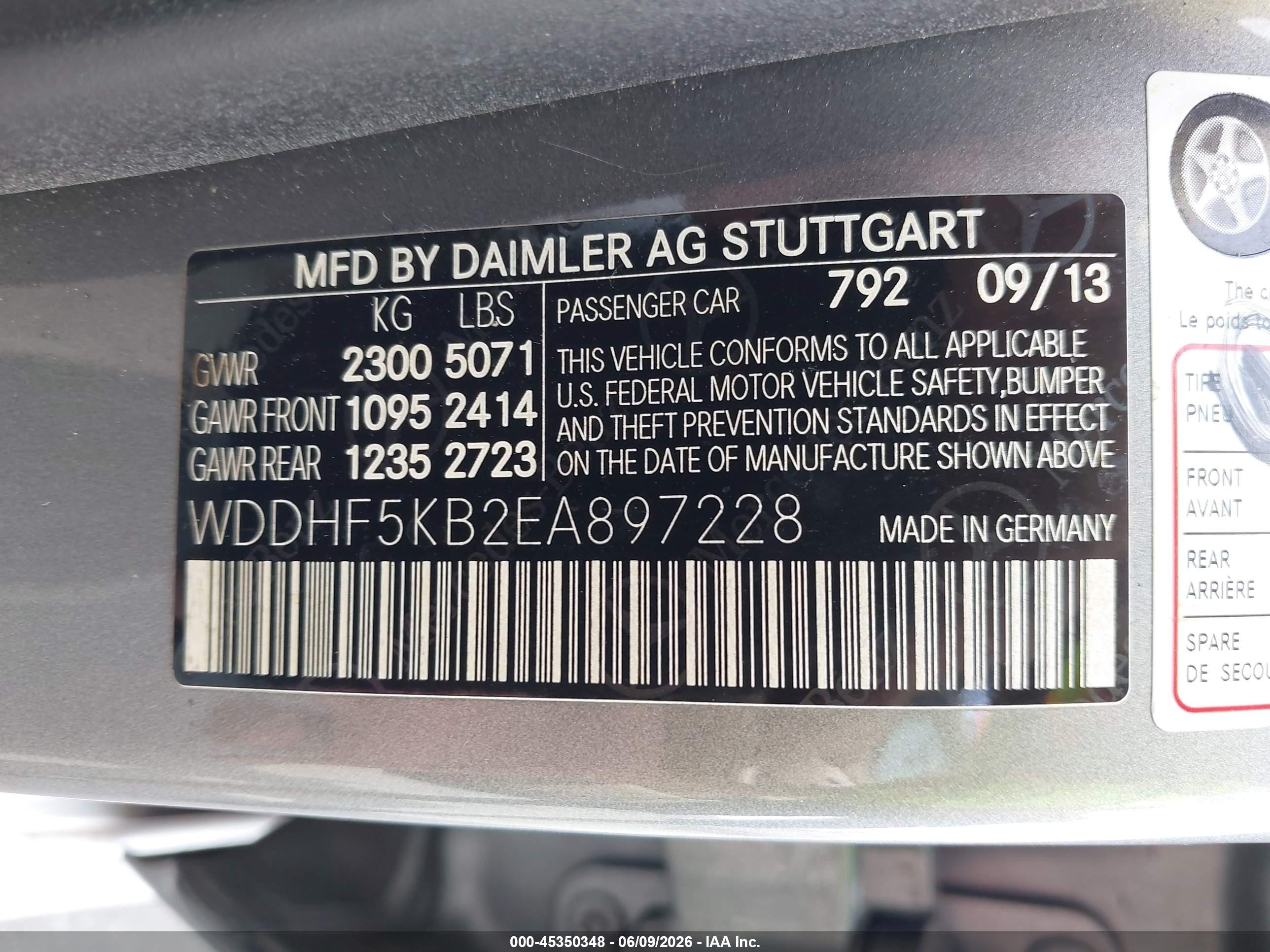 2014 Mercedes-benz E 350   Silver vin: WDDHF5KB2EA897228