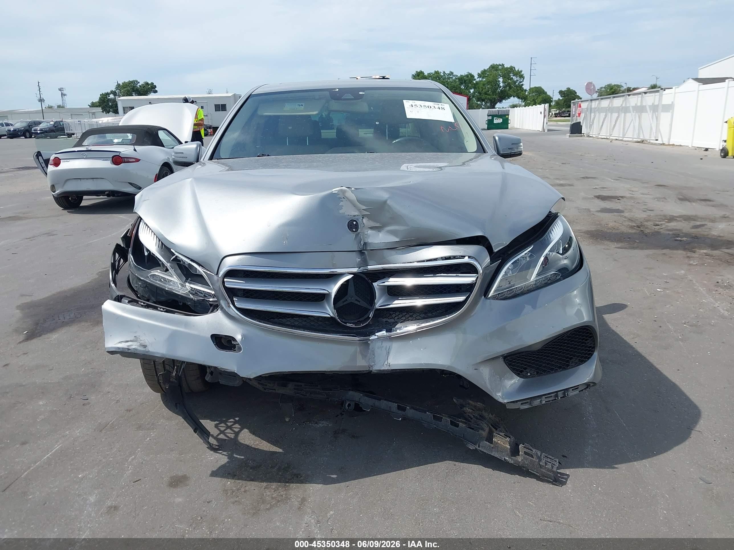 2014 Mercedes-benz E 350   Silver vin: WDDHF5KB2EA897228